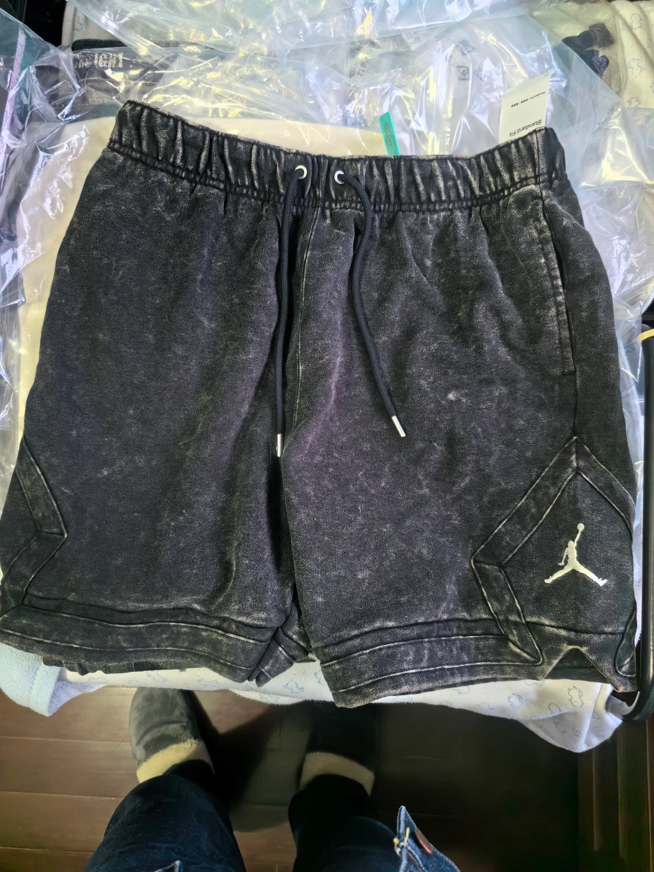 custom review-Jordan Essentials Повседневные шорты Мужские Черные