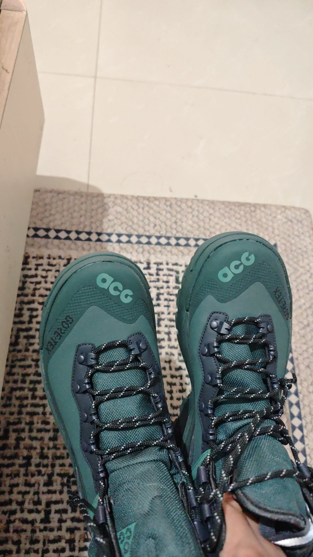 custom review-Nike Air Zoom GAIADOME Высокие Топы Уличная Обувь Мужская Зеленая Черная