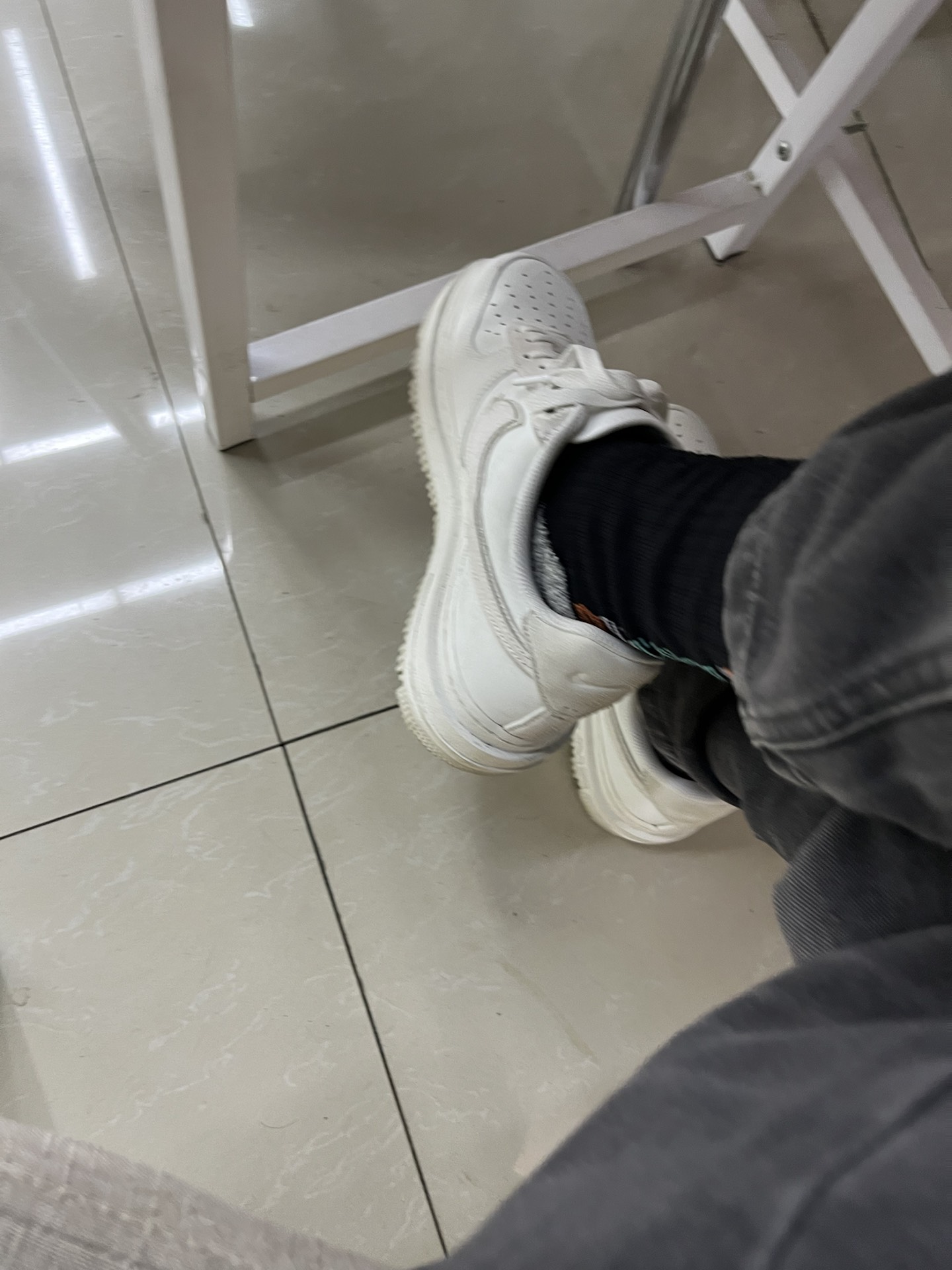 custom review-Nike Air FORCE 1 Low Топ Скейтборд Кроссовки Мужские Светлый Костный