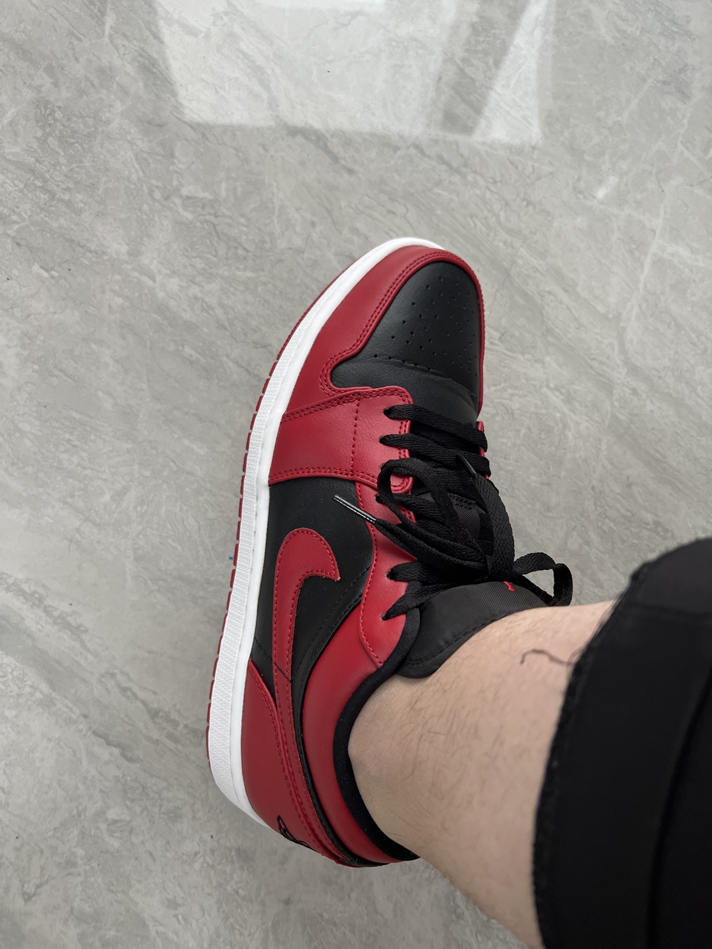 custom review-Air Jordan 1 Low 'Reverse Bred'