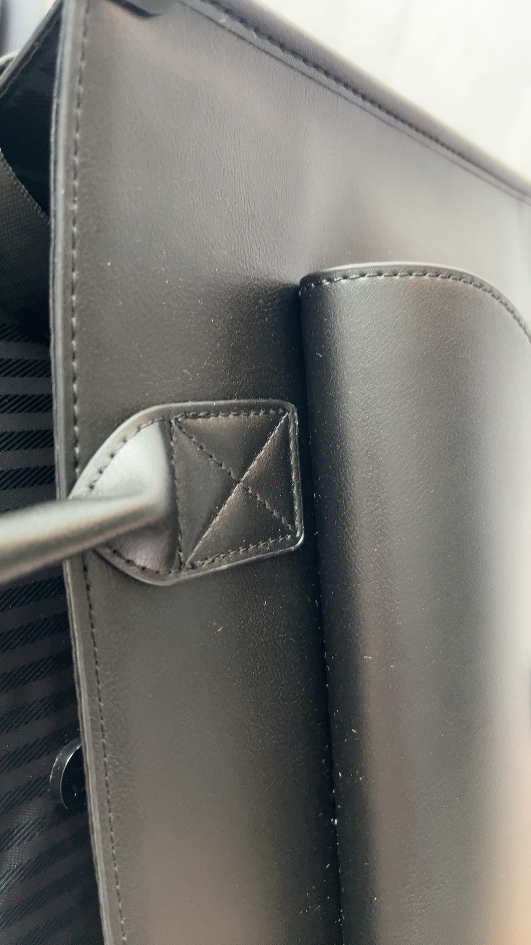 custom review-HEITIANSHIWEI ПУ (полиуретан) Сумка-тоут Портативная и Сумка через плечо Большая Унисекс Черная