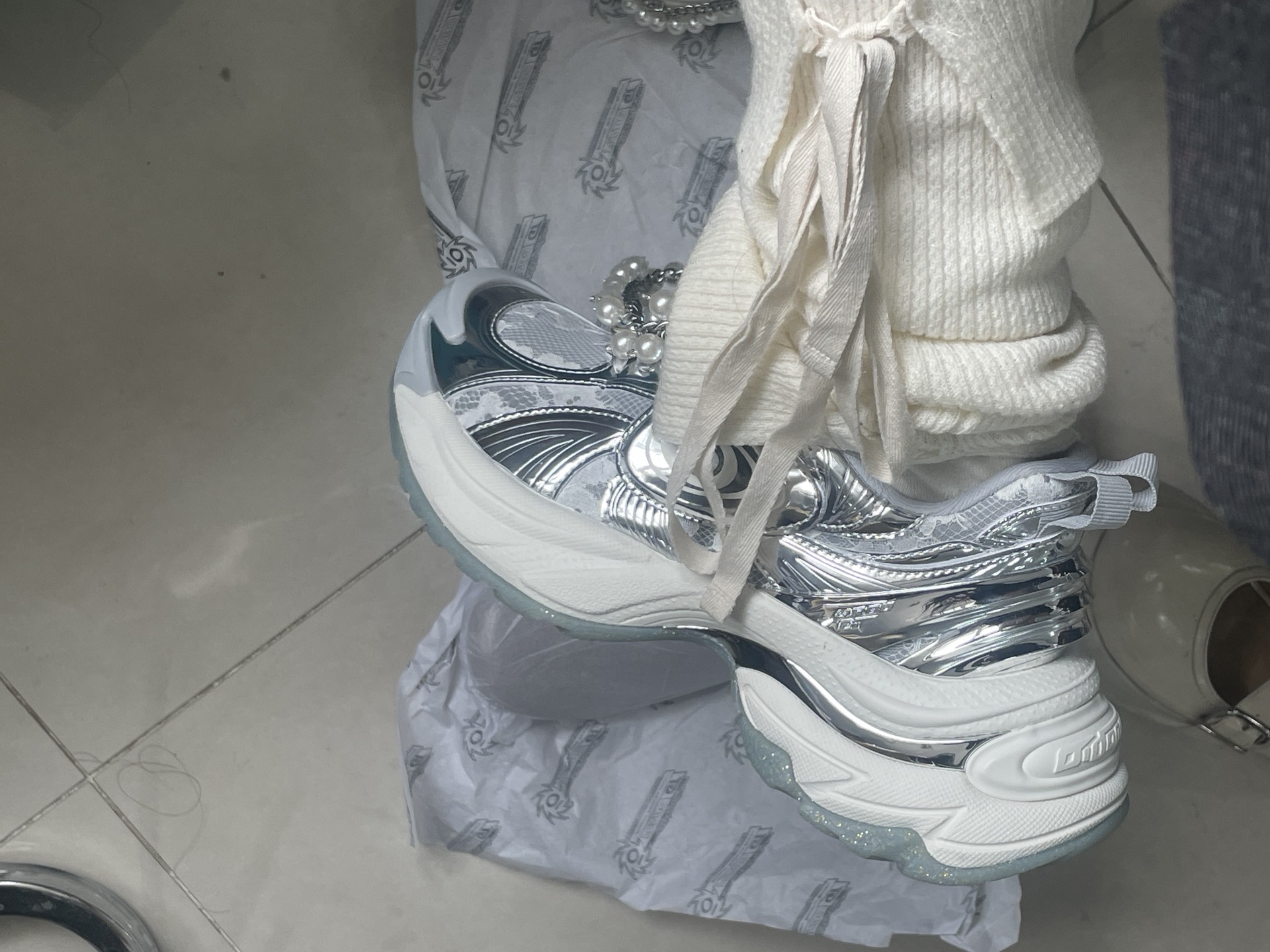 custom review-OLD ORDER Turbo GT Покрытие Низкий Топ Беговые кроссовки Унисекс PRECIOUS Серебряный