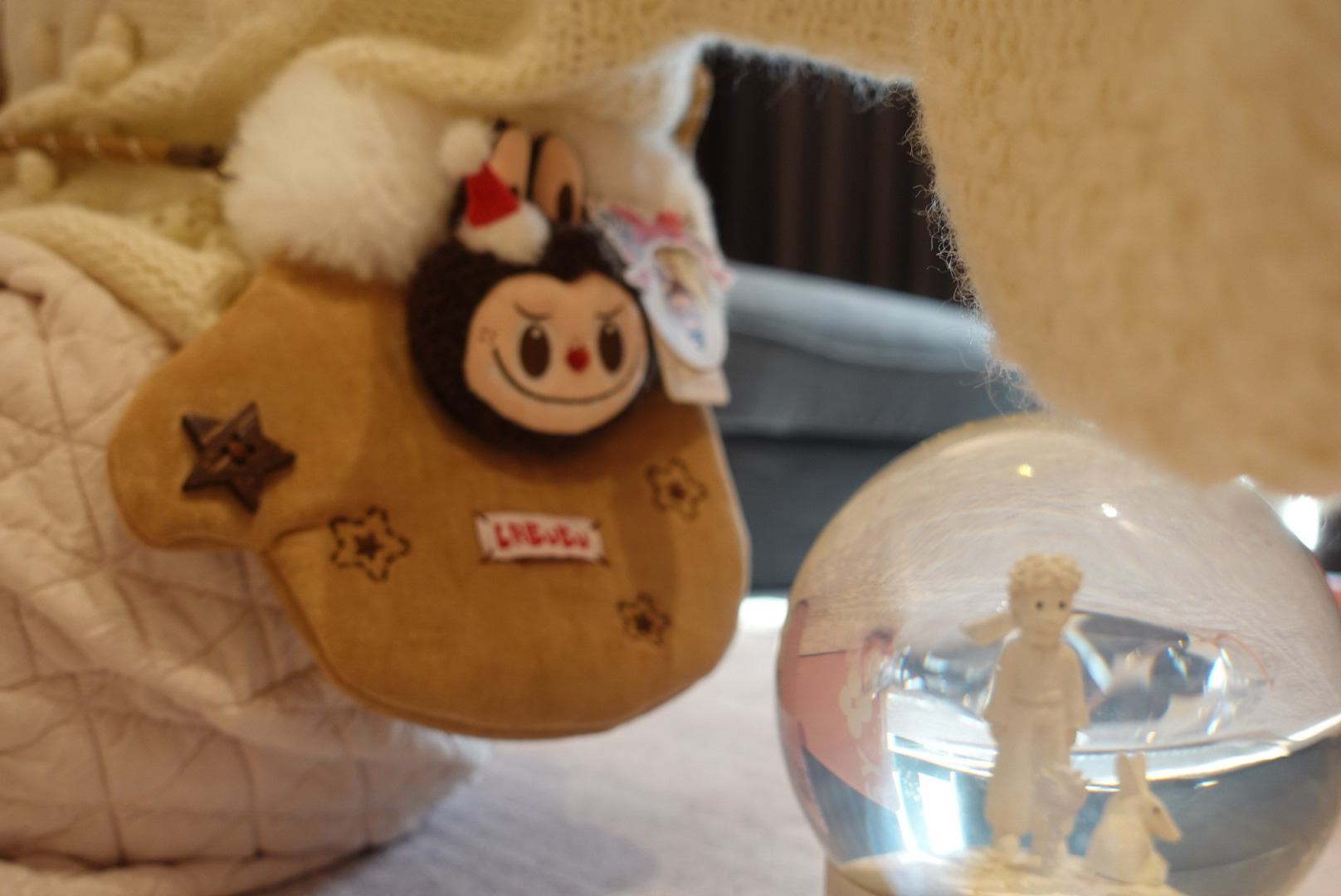 custom review-POP MART LABUBU Twinkly Fairy Tale Сумка На Плечо В Форме Перчатки Трендовый Мерч