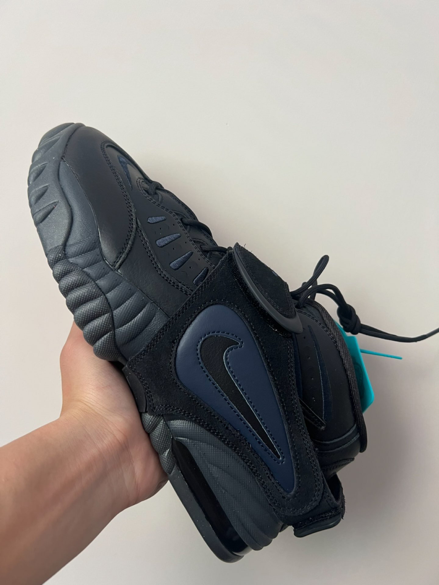 custom review-Nike Air Adjust FORCE MID Топ Винтажные баскетбольные кроссовки Женские Черный