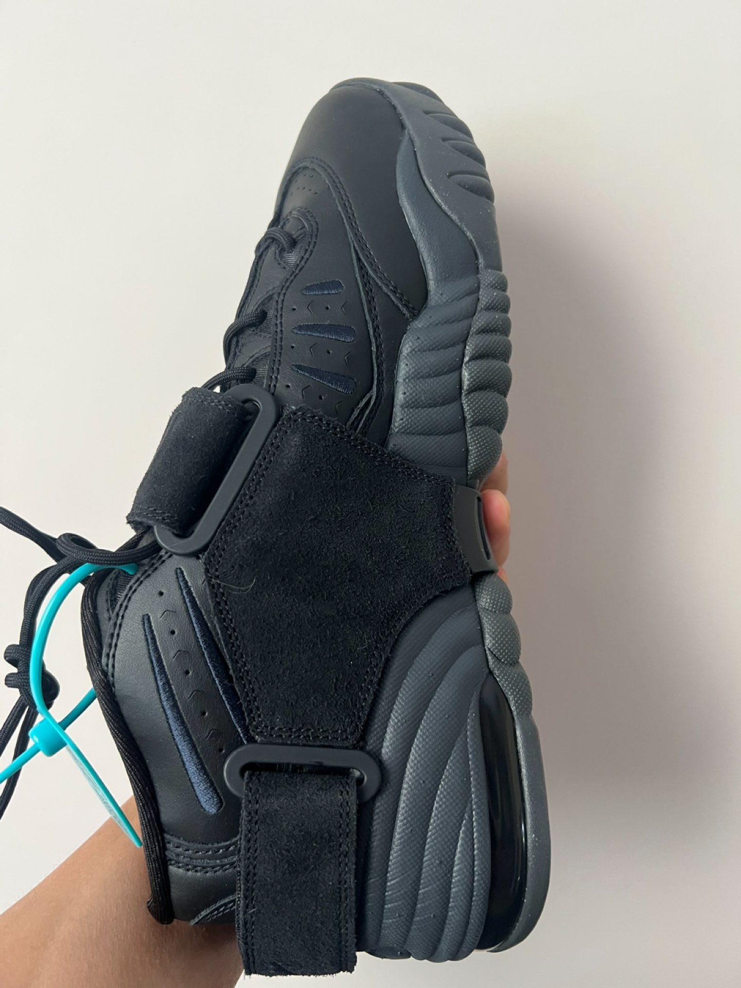 custom review-Nike Air Adjust FORCE MID Топ Винтажные баскетбольные кроссовки Женские Черный