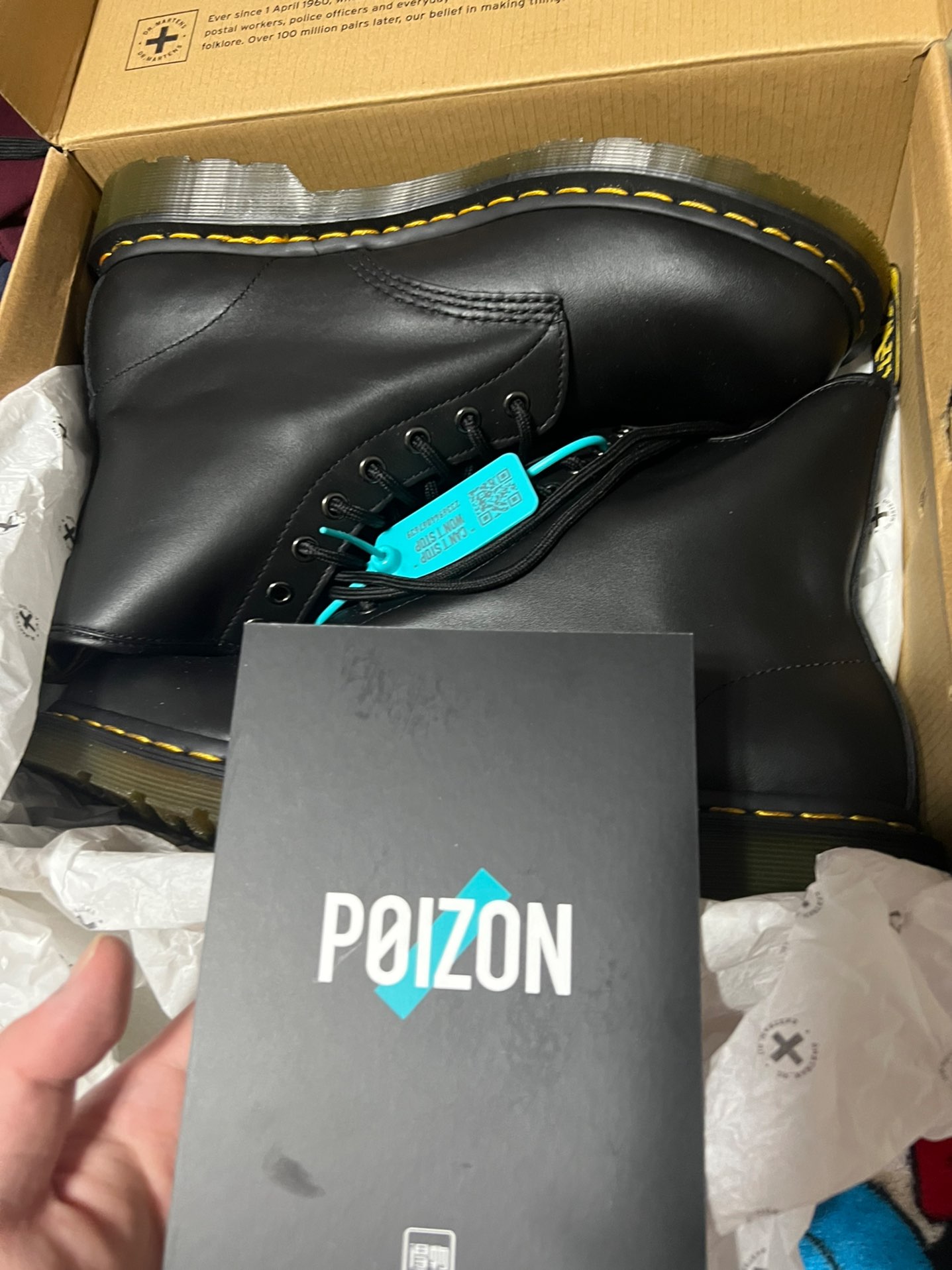 custom review-Dr.Martens 1460 Классический Напп Кожа 16см Мартин Ботинок Унисекс Черный