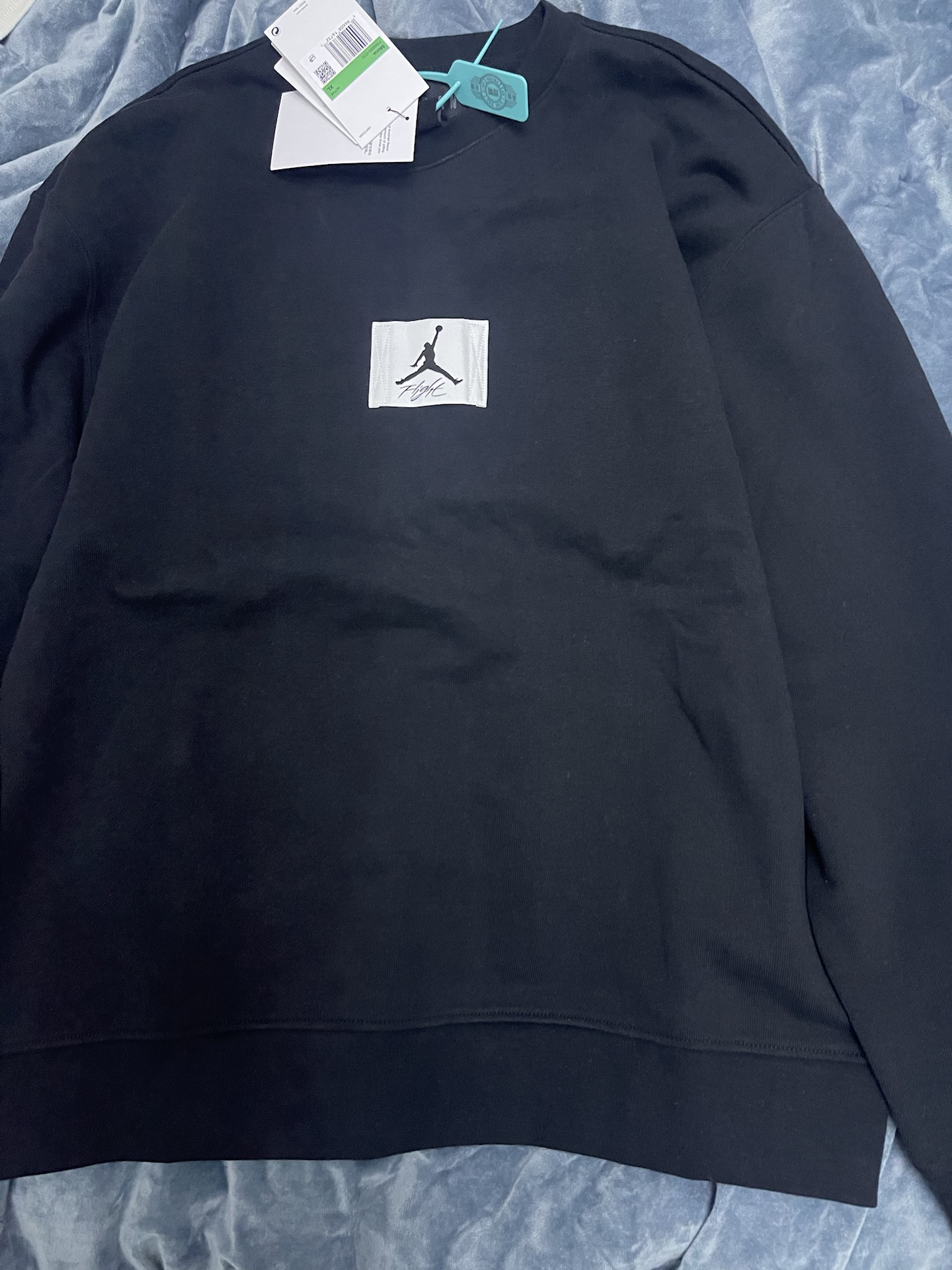 custom review-JORDAN Черный Мужской Свитшот