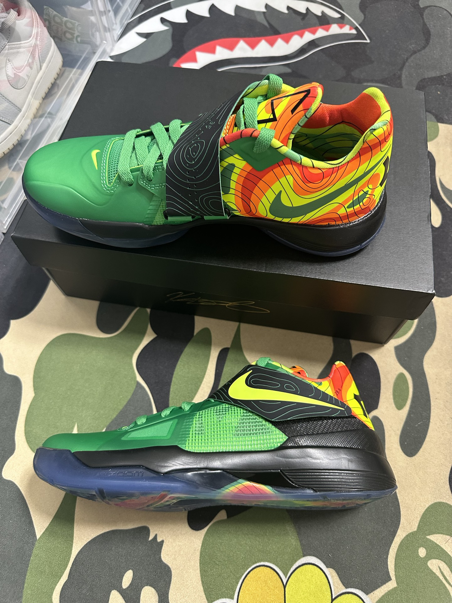 杜兰特最喜欢的球鞋"气象员",真的太帅了7515