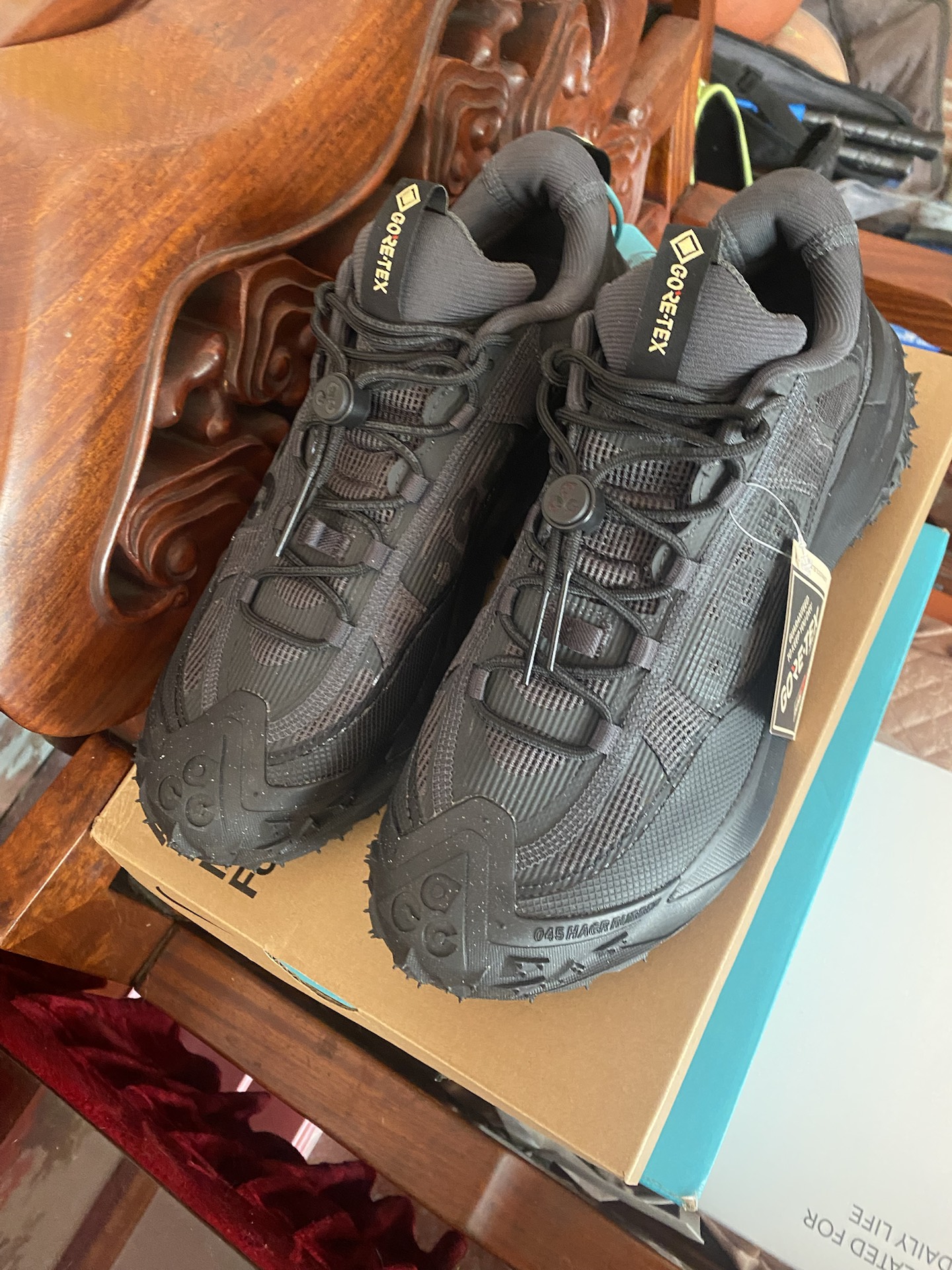 custom review-Nike ACG Mountain Fly 2 Low Топ Уличная обувь Унисекс Черный