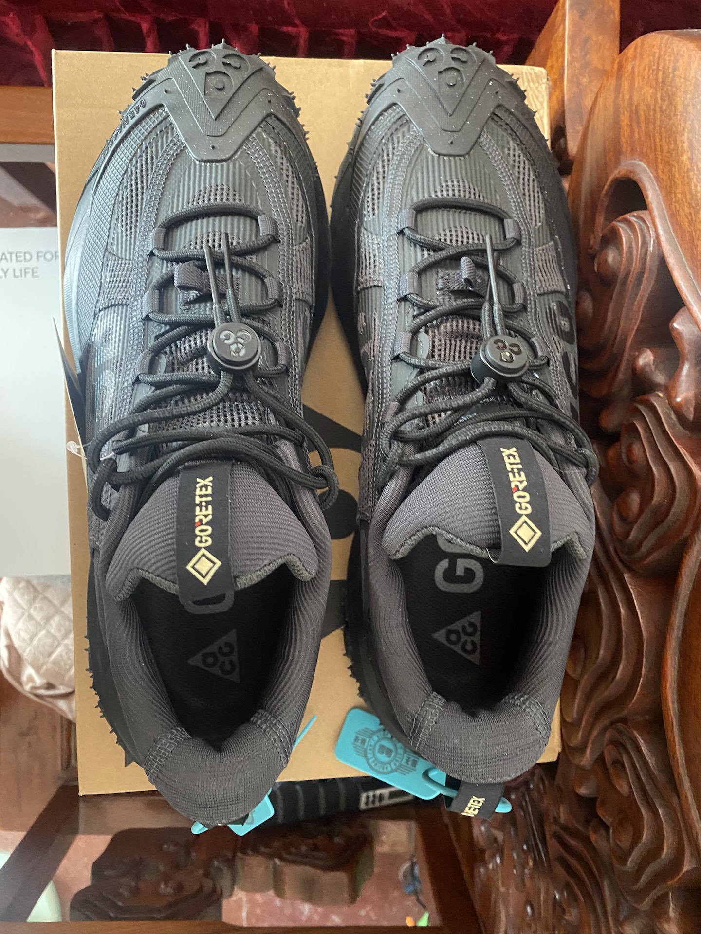 custom review-Nike ACG Mountain Fly 2 Low Топ Уличная обувь Унисекс Черный