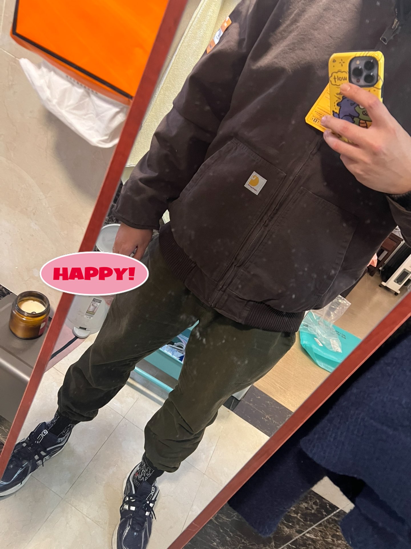 custom review-Carhartt Куртки Пальто THREE Уровень Противоконтактный Мужской