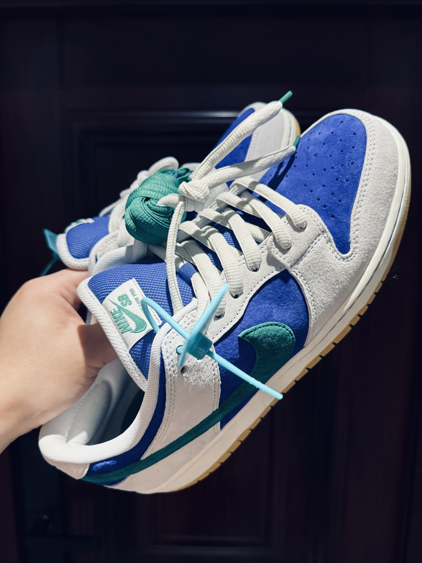 nike sb dunk low pro 蓝米绿