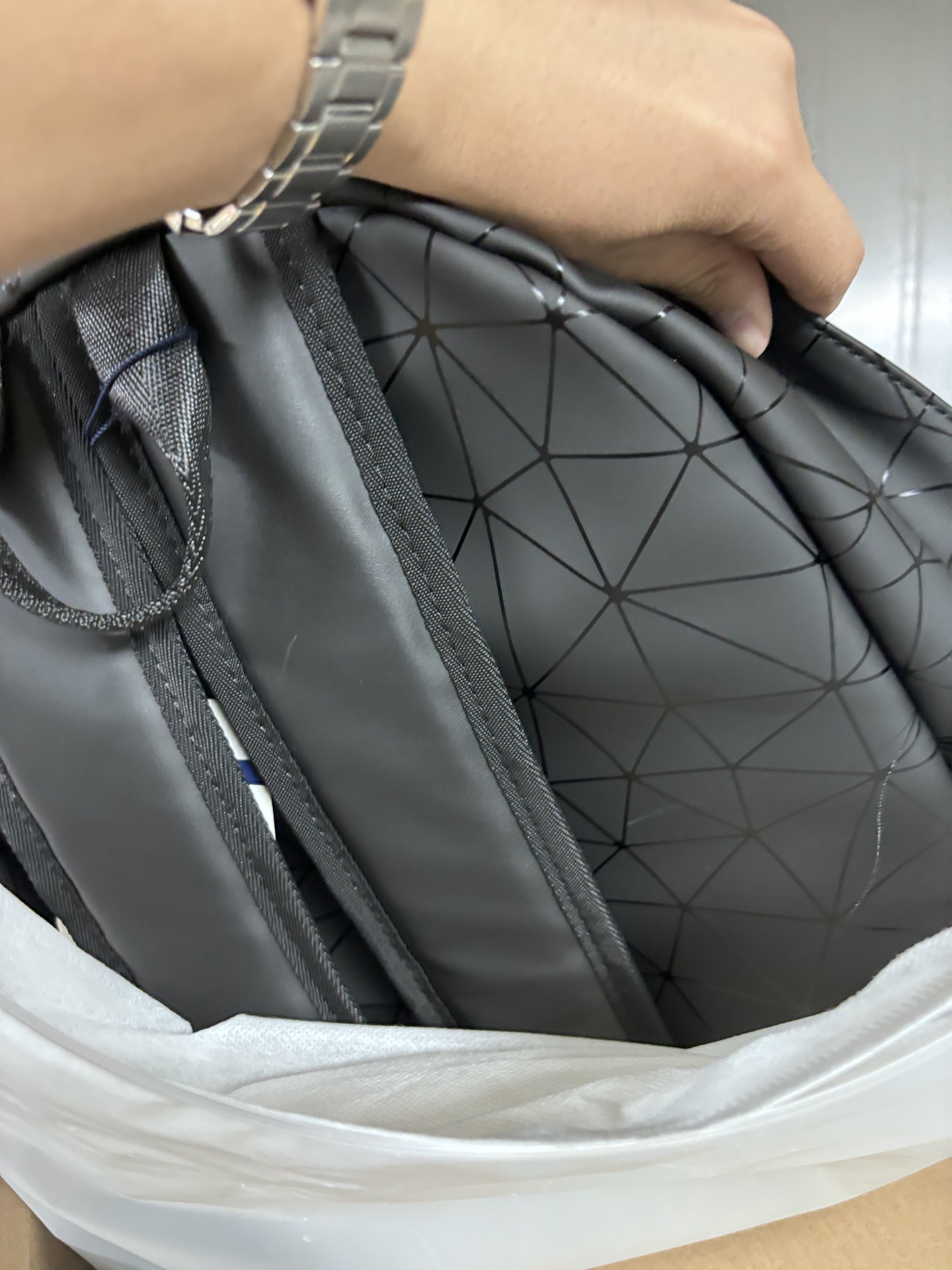 custom review-Slazenger ПУ (полиуретан) Рюкзак Средний Унисекс Черный