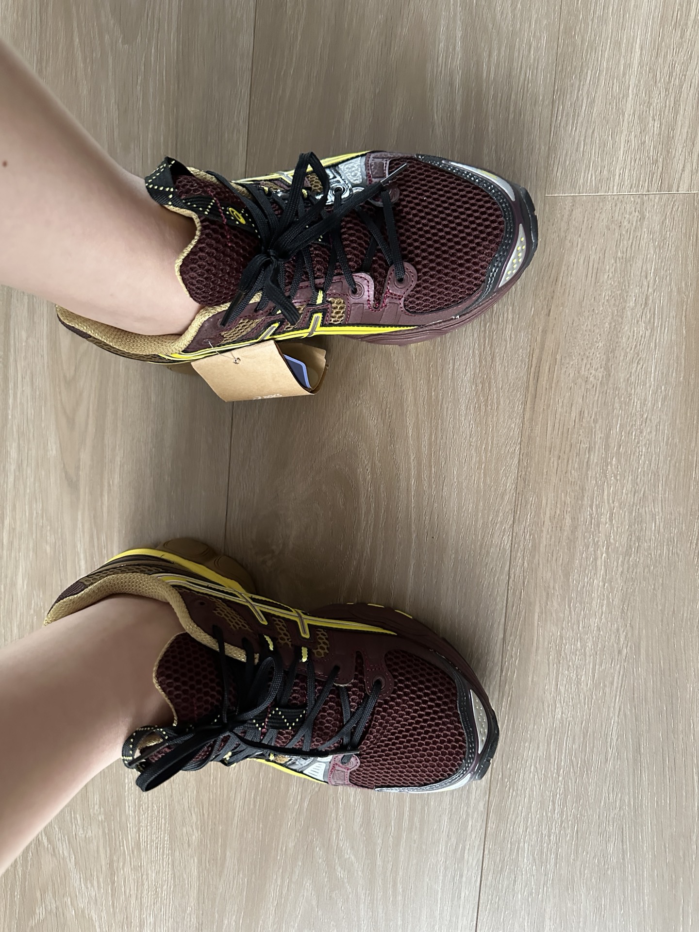 custom review-KIKO KOSTADINOV x Asics Гель Nimbus 9 UB3 S Ткань Устойчивая к истиранию Дышащая Легкая Низкий Верх Повседневная Обувь