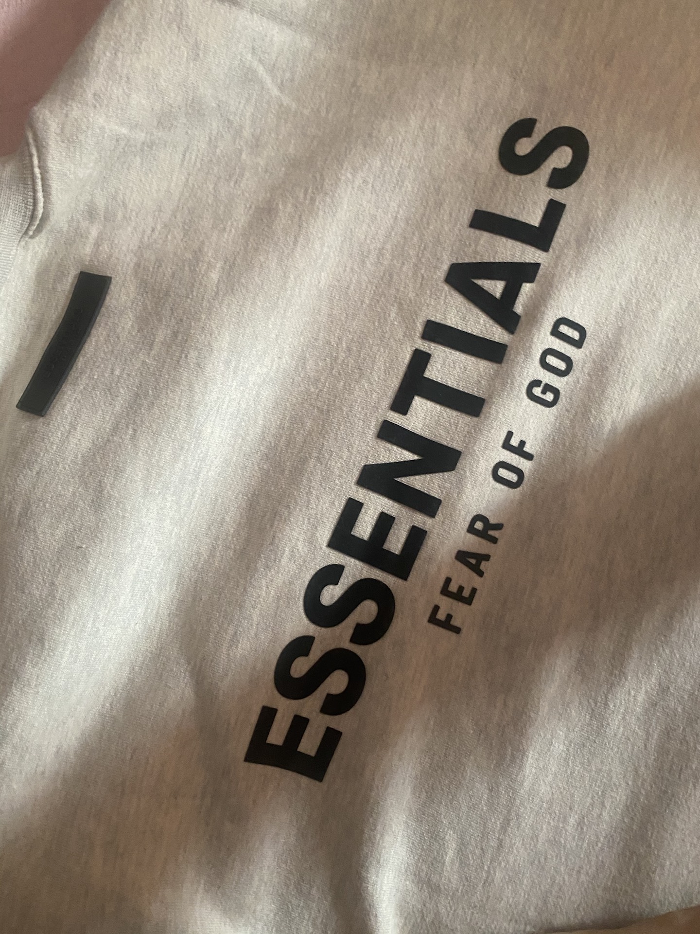 custom review-Fear Of God Essentials Осенний Свитшот Мужской Light Oatmeal