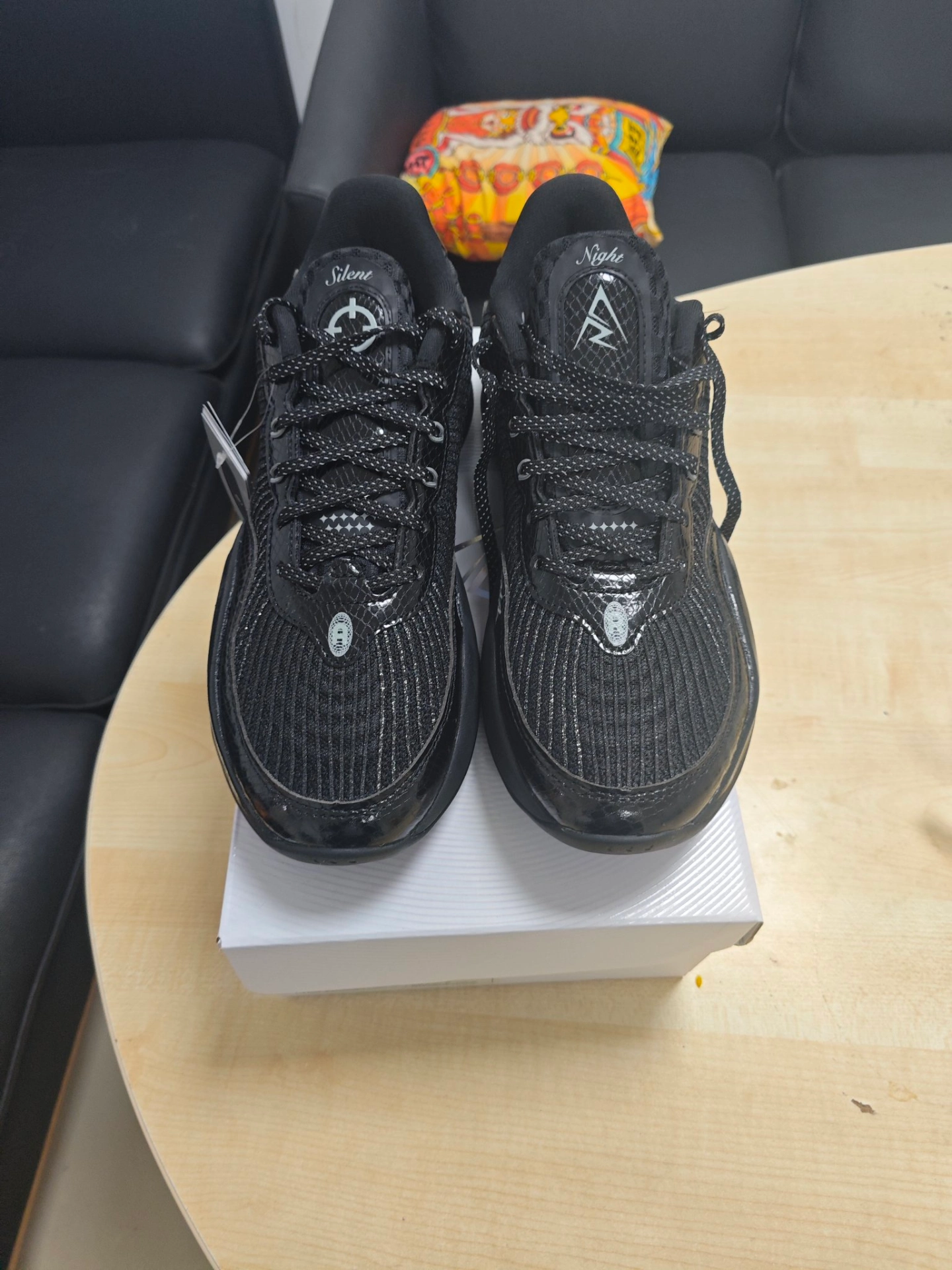 custom review-RIGORER Reeves Generation Cushioning Anti Slip And Wear Resistant Low Top Basketball Shoes Men's Black