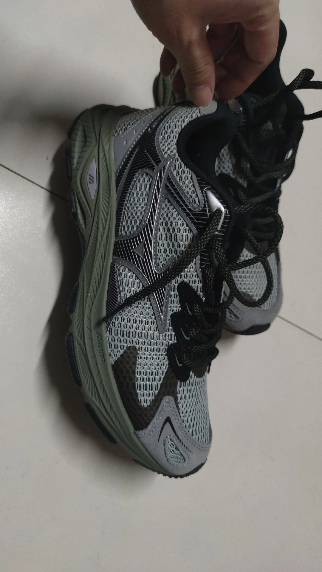 custom review-Mizuno Racer S Low Топ Повседневный Тренировки Бег на длинные дистанции Спринт Городской Коммутирование Беговые кроссовки Унисекс Серый Зеленый