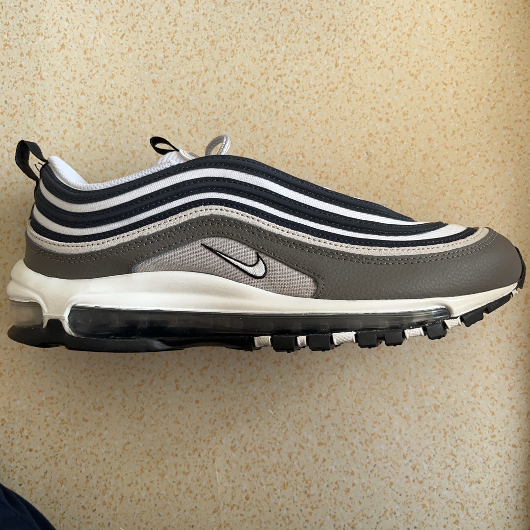 custom review-Nike Air Max 97 'Georgetown' Устойчивый к истиранию Низкий Топ Casual Мужской Синий Серый