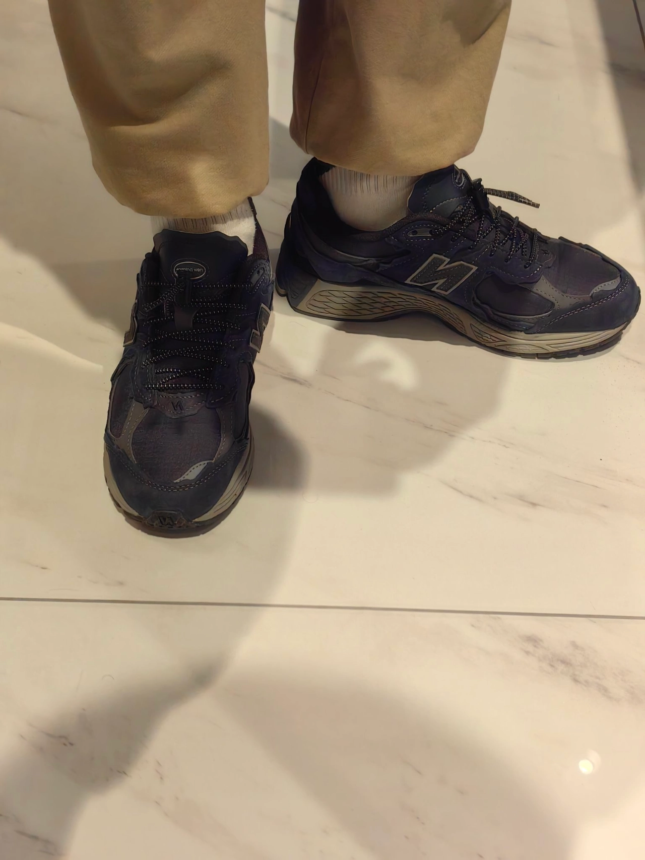 custom review-New Balance NB 2002 Low Топ Повседневные Беговые Кроссовки Унисекс Темно-Синий