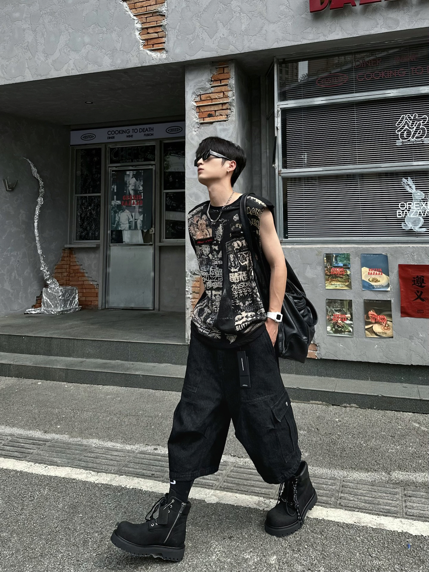 原来酷guy的街头感穿搭这么帅!