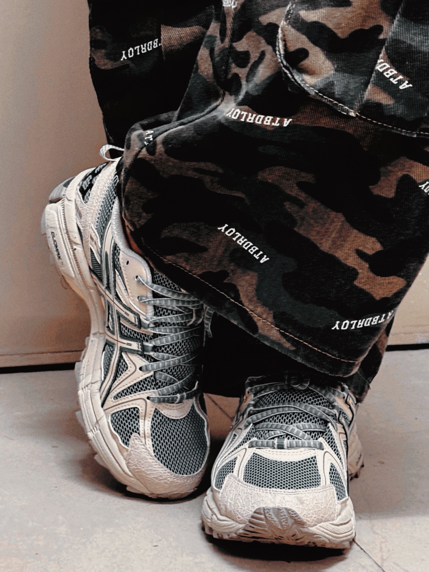 custom review-Asics Gel Kahana 8 Ткань Устойчивая к Износу Низкие Кроссовки для Беговых Пути Женские Зеленые Серые