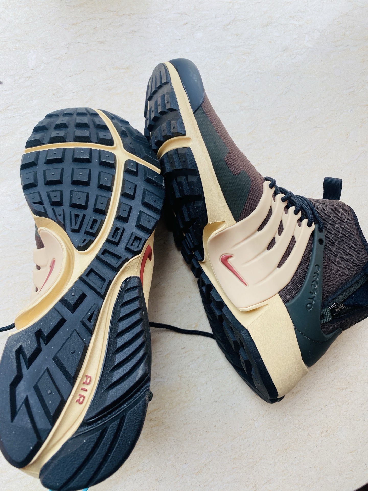 custom review-Nike Air Presto MID Utility MID Топ Casual Мужской Темно-коричневый