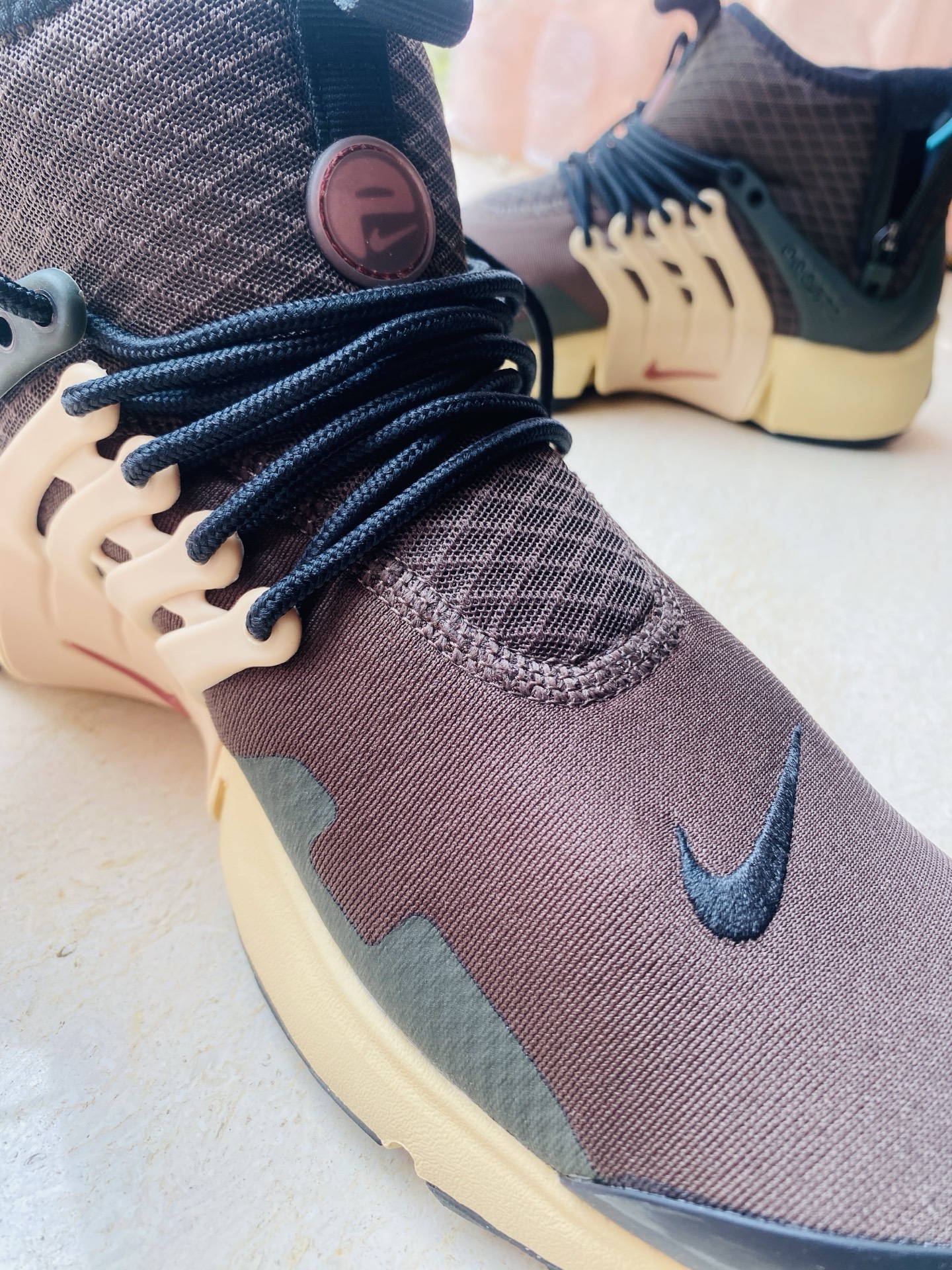 custom review-Nike Air Presto MID Utility MID Топ Casual Мужской Темно-коричневый