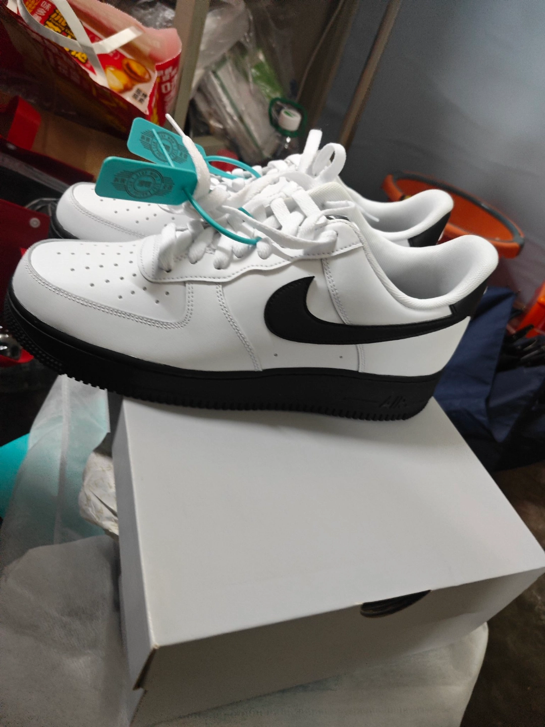 custom review-Nike Air FORCE 1 Air Force 1 Low Топ Скейтборд Кроссовки Мужские Белый Черный