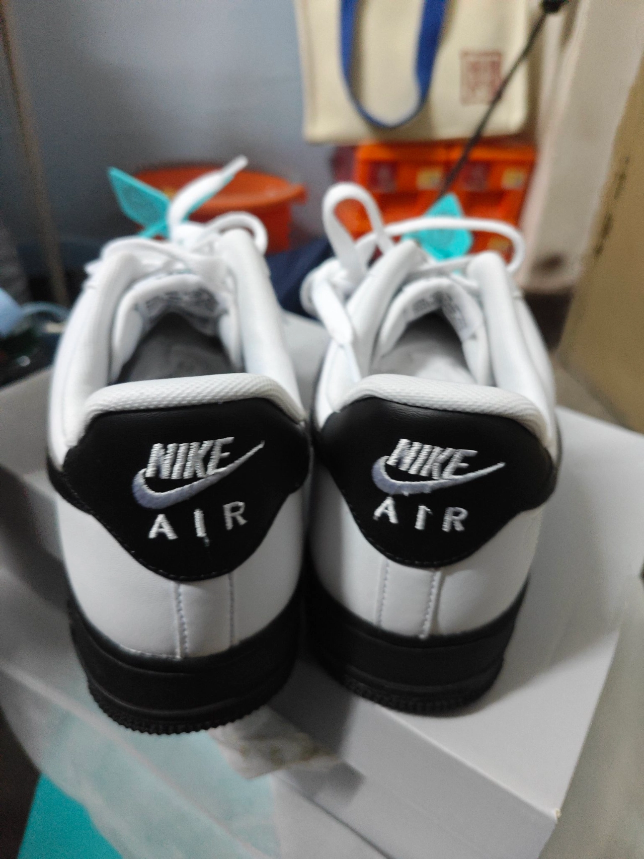 custom review-Nike Air FORCE 1 Air Force 1 Low Топ Скейтборд Кроссовки Мужские Белый Черный