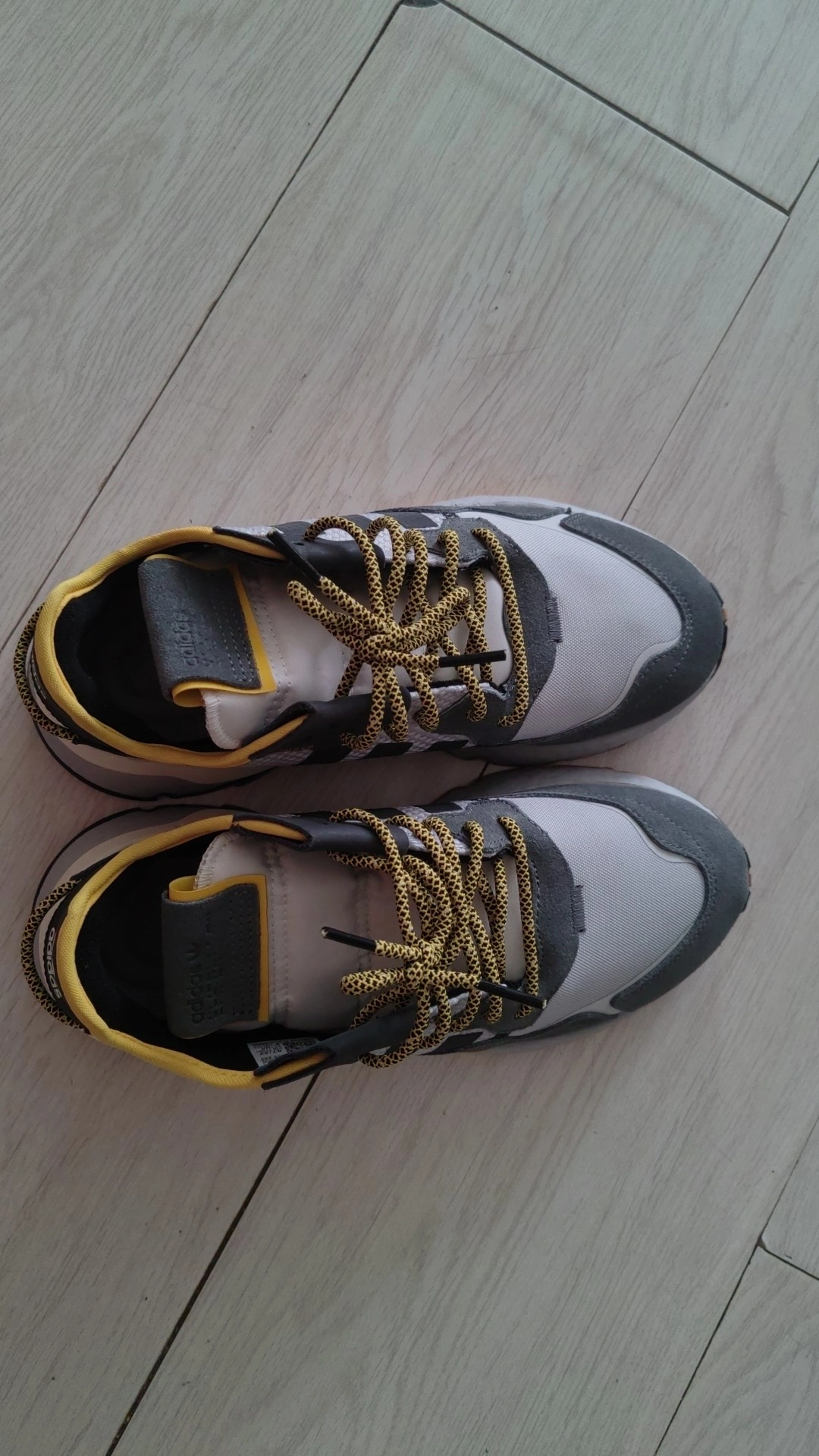 custom review-Adidas Originals Nite Jogger Slip-resistant Low Top Повседневная обувь Унисекс Серый