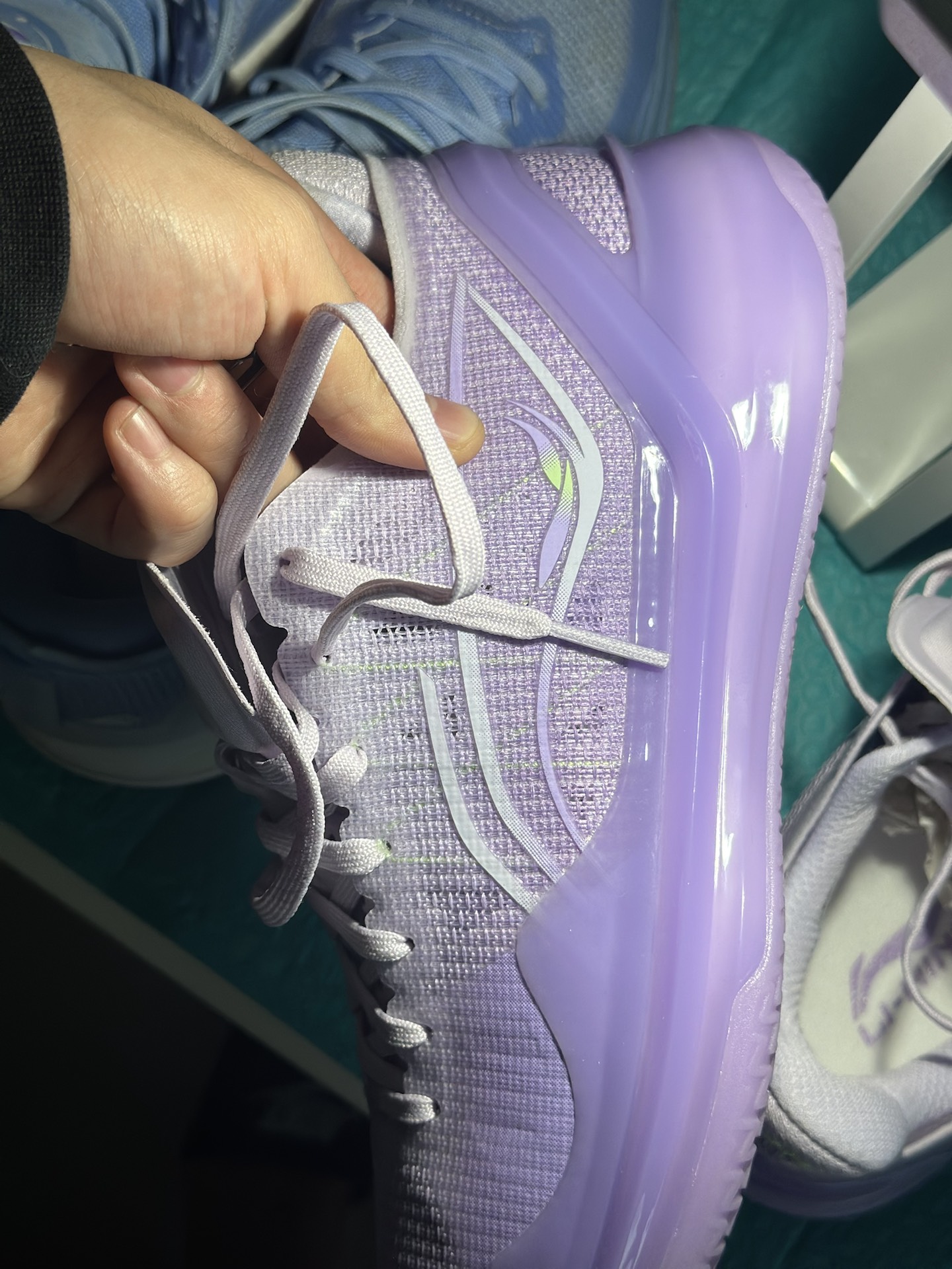 custom review-LINING Blade 4V2 Basketball Shoes Men's Low top Vero Rose Purple/Light Elegance Purple