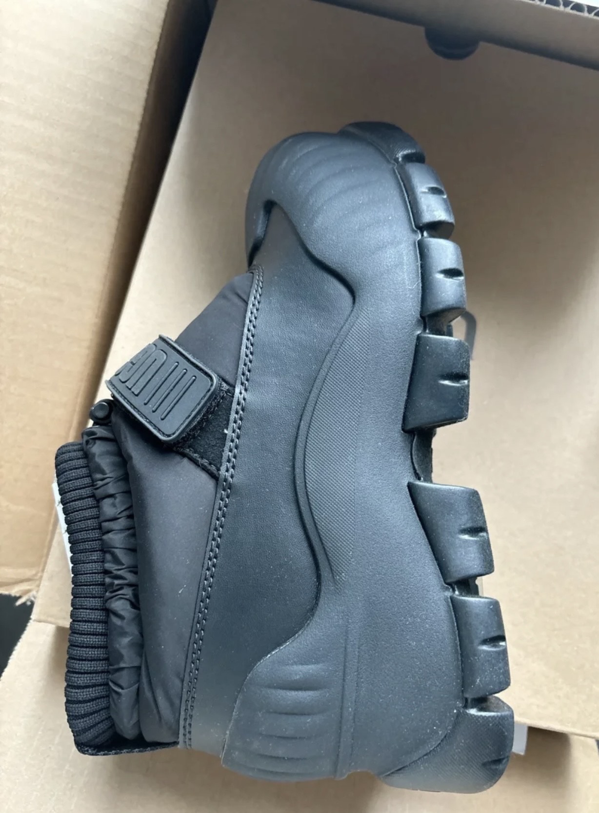 custom review-UGG Термостойкие ботинки до щиколотки женские черные