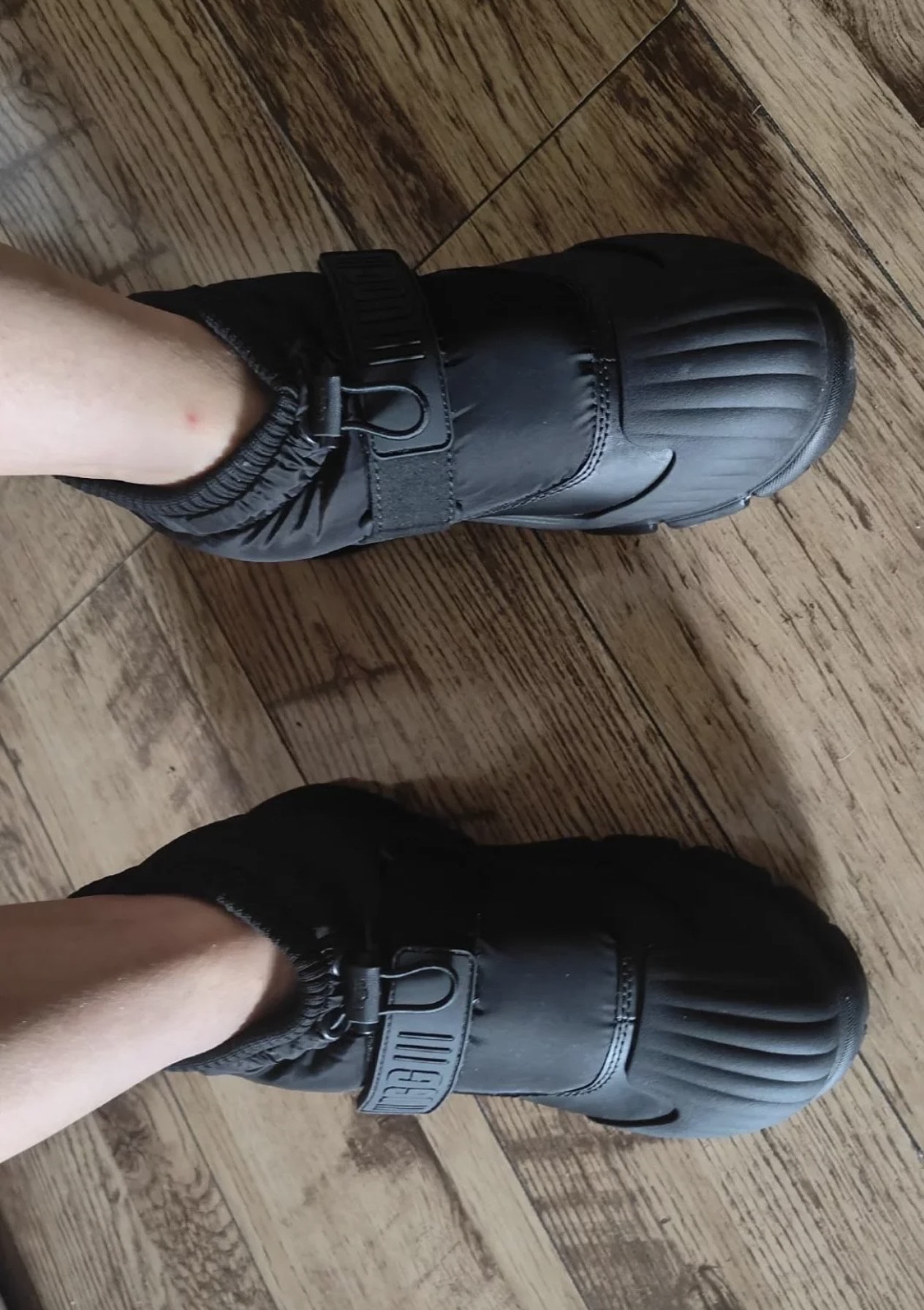 custom review-UGG Термостойкие ботинки до щиколотки женские черные