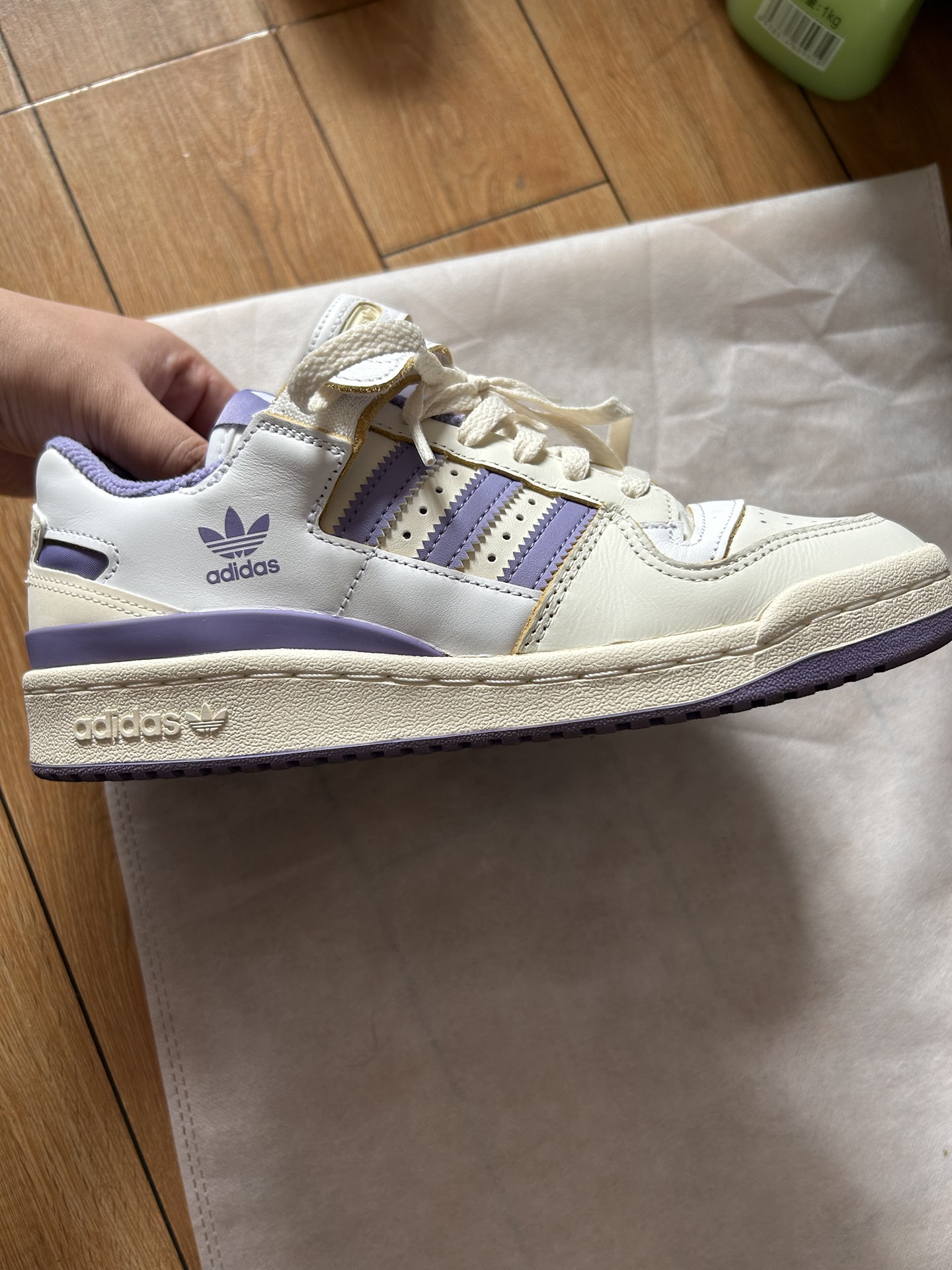 custom review-Adidas Originals FORUM 84 Устойчивые к истиранию Низкие Кроссовки для скейтбординга Женские Белые Фиолетовые