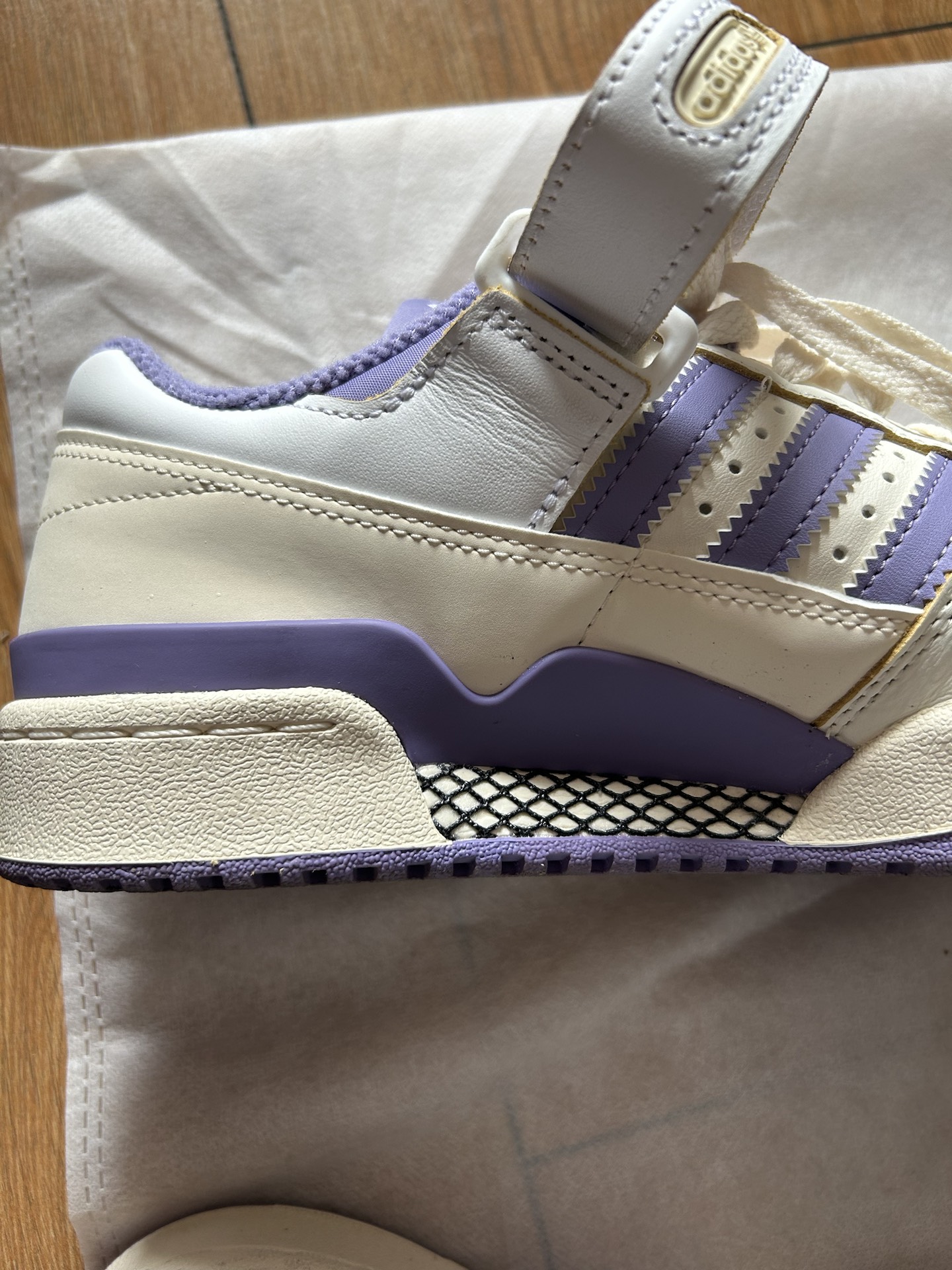 custom review-Adidas Originals FORUM 84 Устойчивые к истиранию Низкие Кроссовки для скейтбординга Женские Белые Фиолетовые