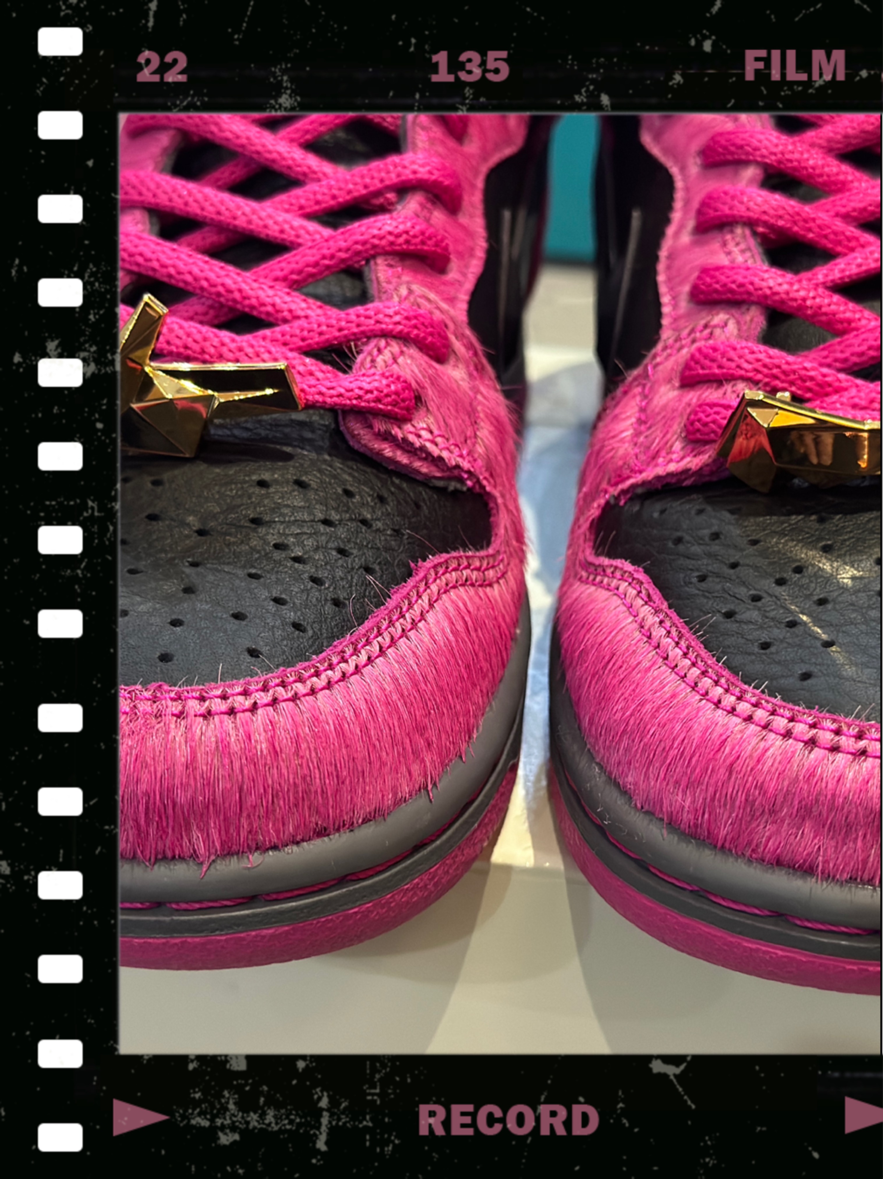 custom review-RUN The Jewels x Nike Dunk SB High Топ Скейтборд Кроссовки Унисекс Розовый Черный