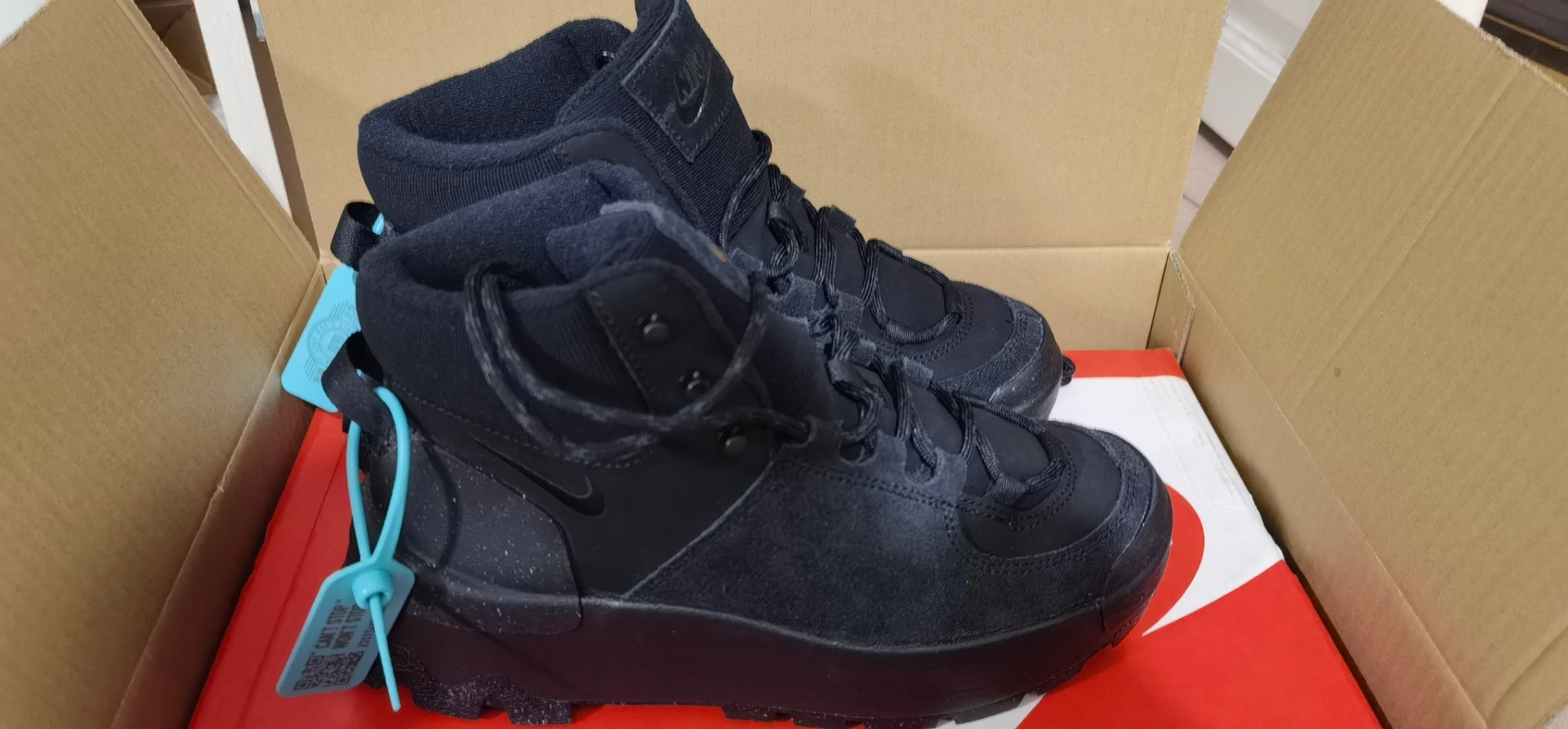 custom review-Nike City Classic High Топ Кэжуал Женский Черный