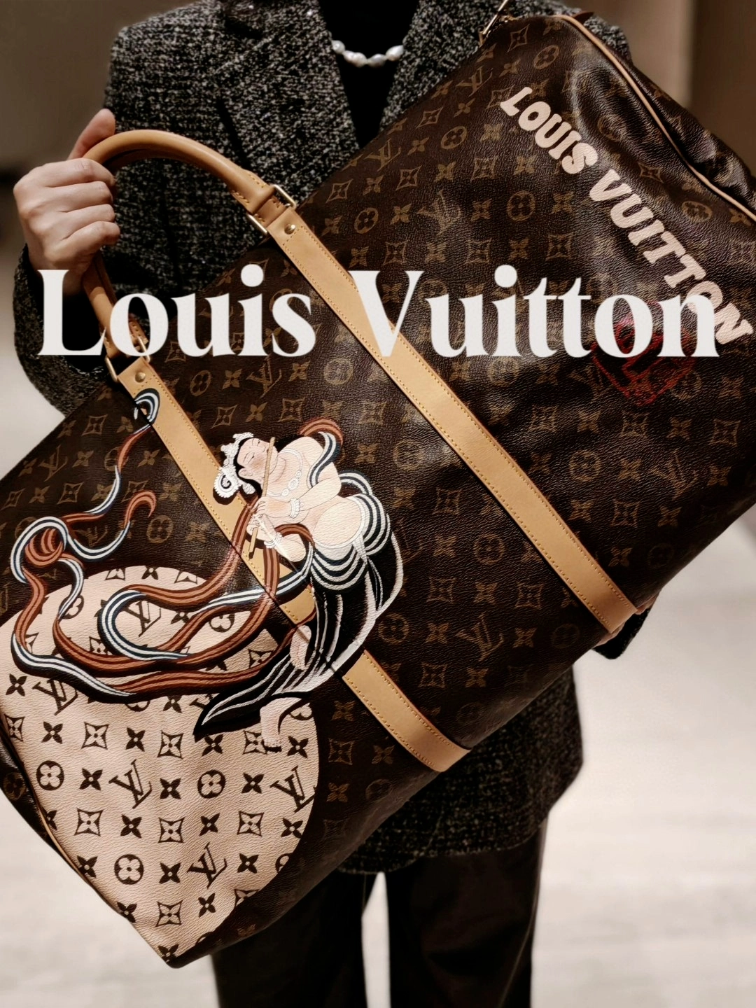 lv 老花keep all60旅行袋