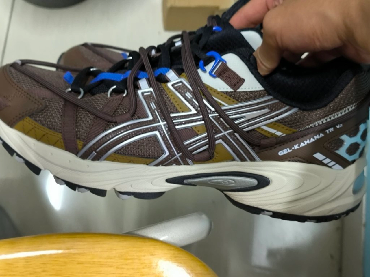custom review-ASICS Gel Kahana TR v2 Low Топ Спортивная Повседневная Обувь Унисекс Кофейный