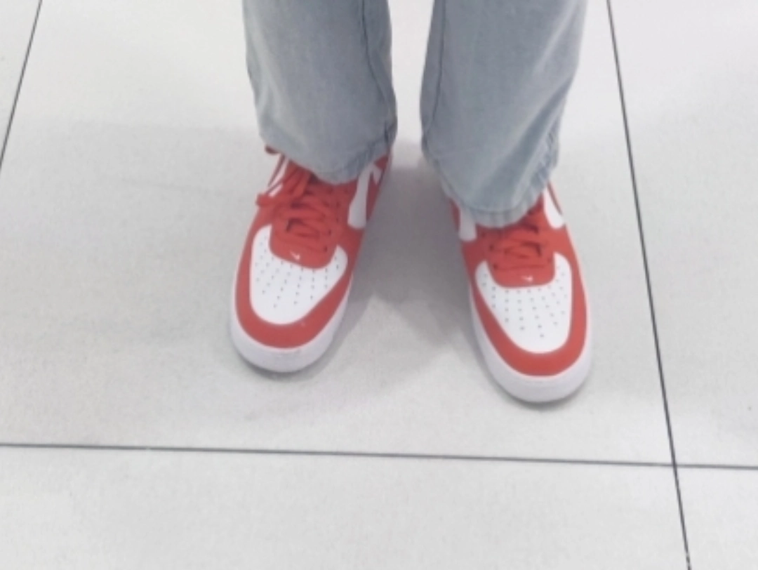 custom review-Nike Air Force 1 Low 'Orange Sport Canvas' Низкий топ Скейтбординг Мужской Оранжевый Белый