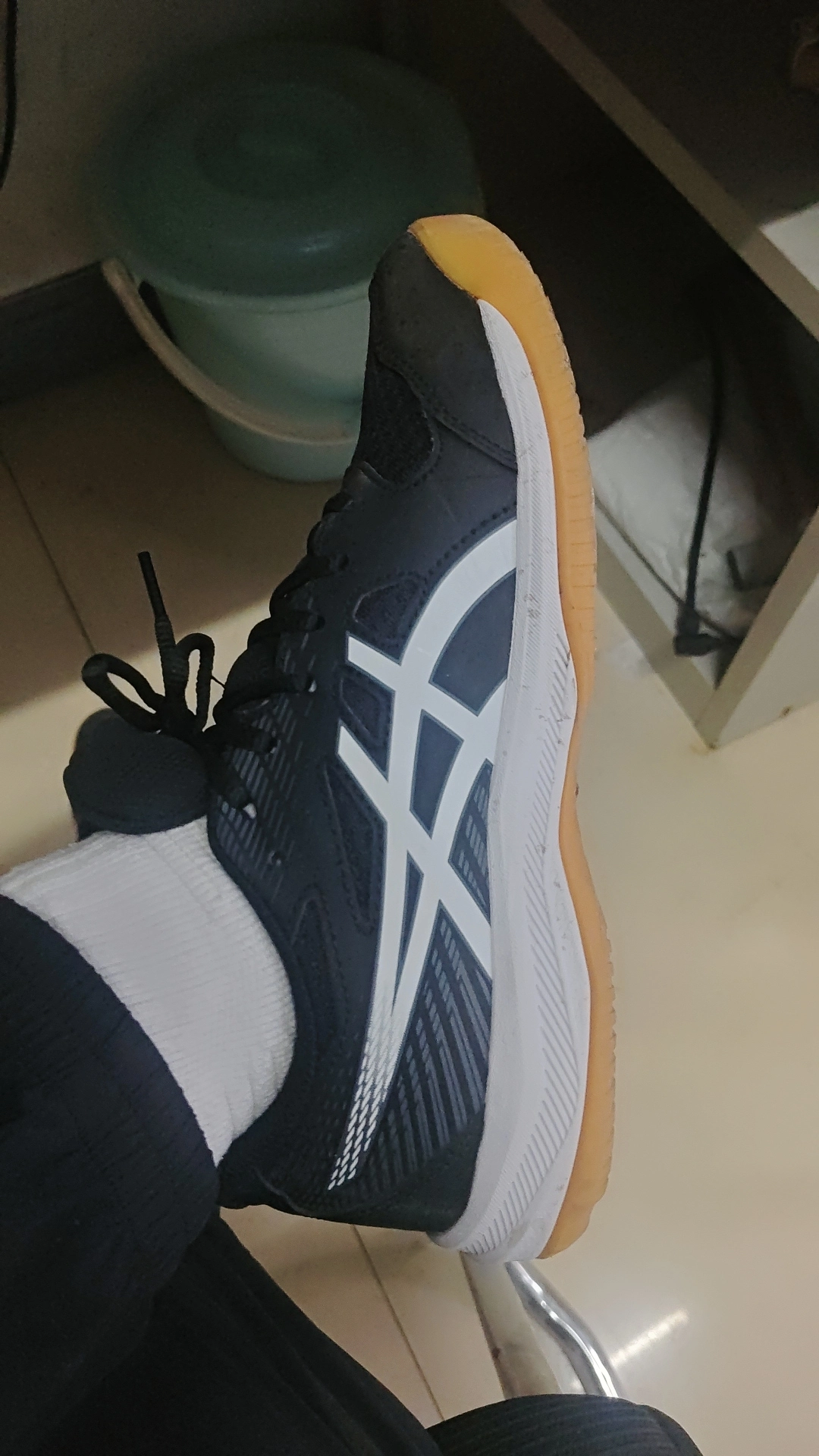 custom review-Asics Гель UPCOURT 6 Удобные и Легкие Устойчивые к Износу Низкие Кроссовки для Тренировок Мужские Черно-Белые