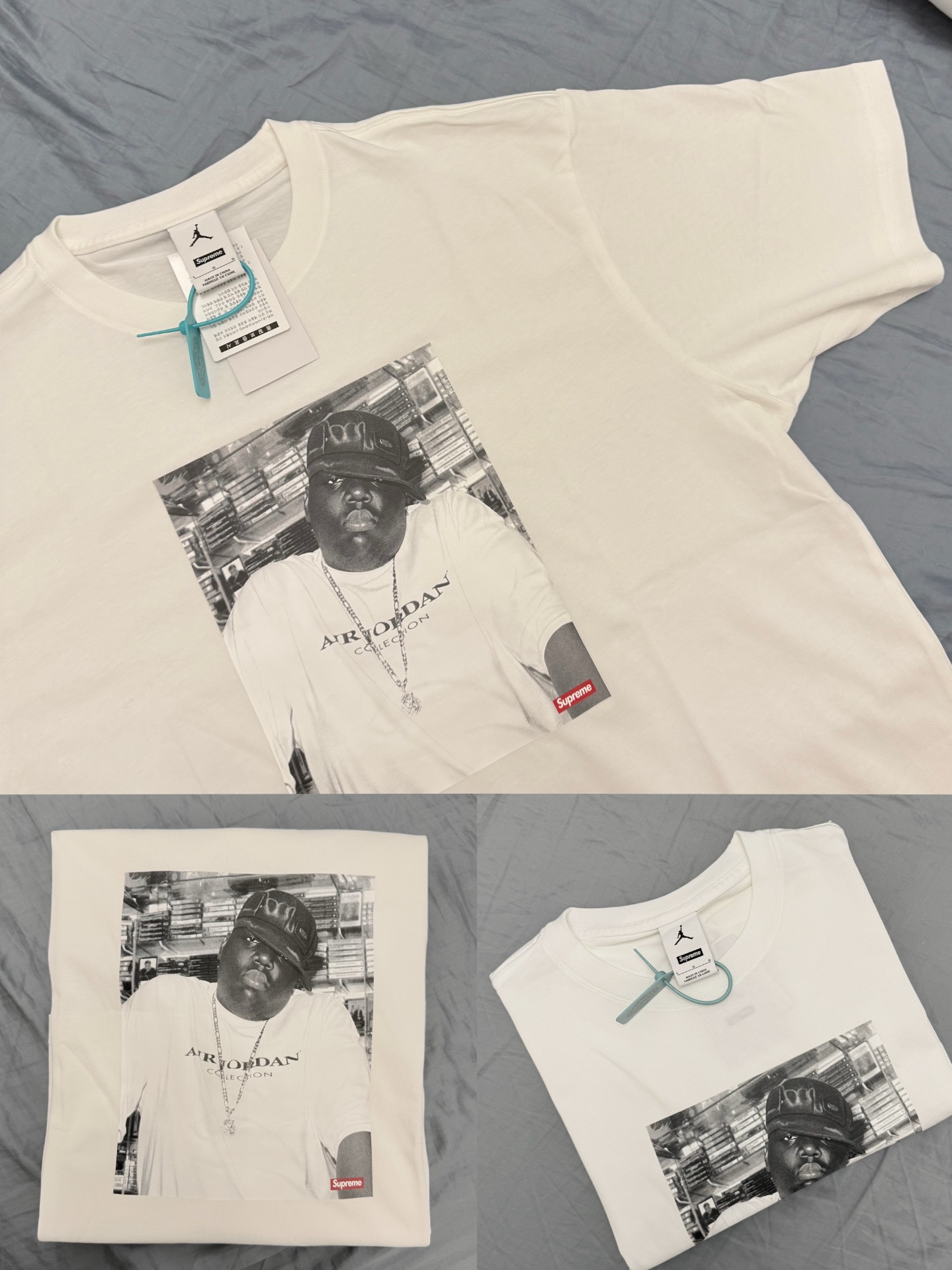 custom review-Supreme Jordan Collaboration T-Shirt Унисекс