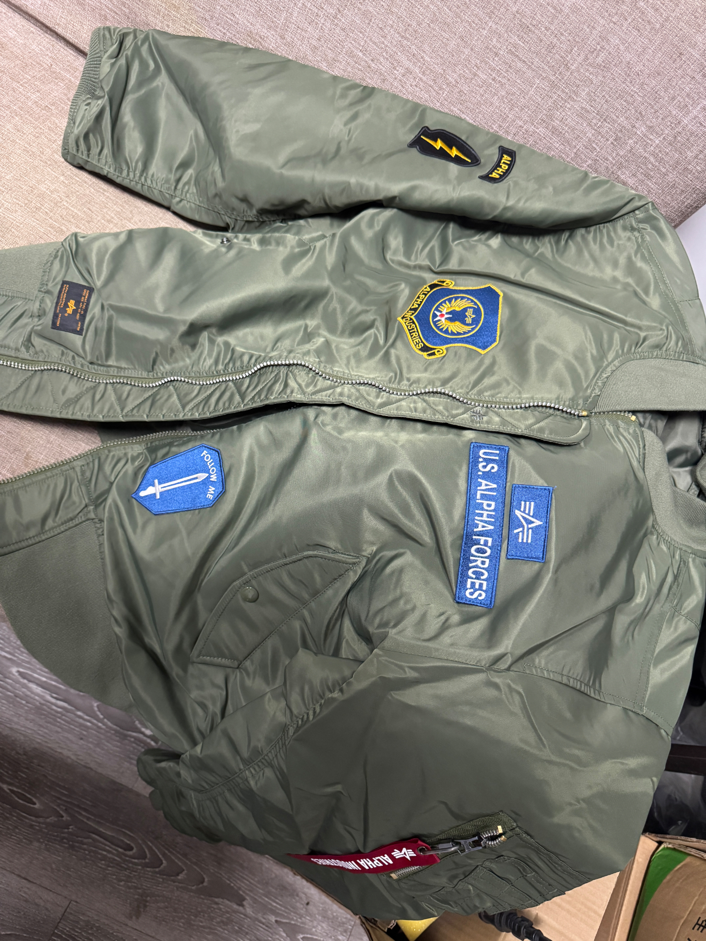 custom review-Alpha Industries Куртки и Пальто Унисекс
