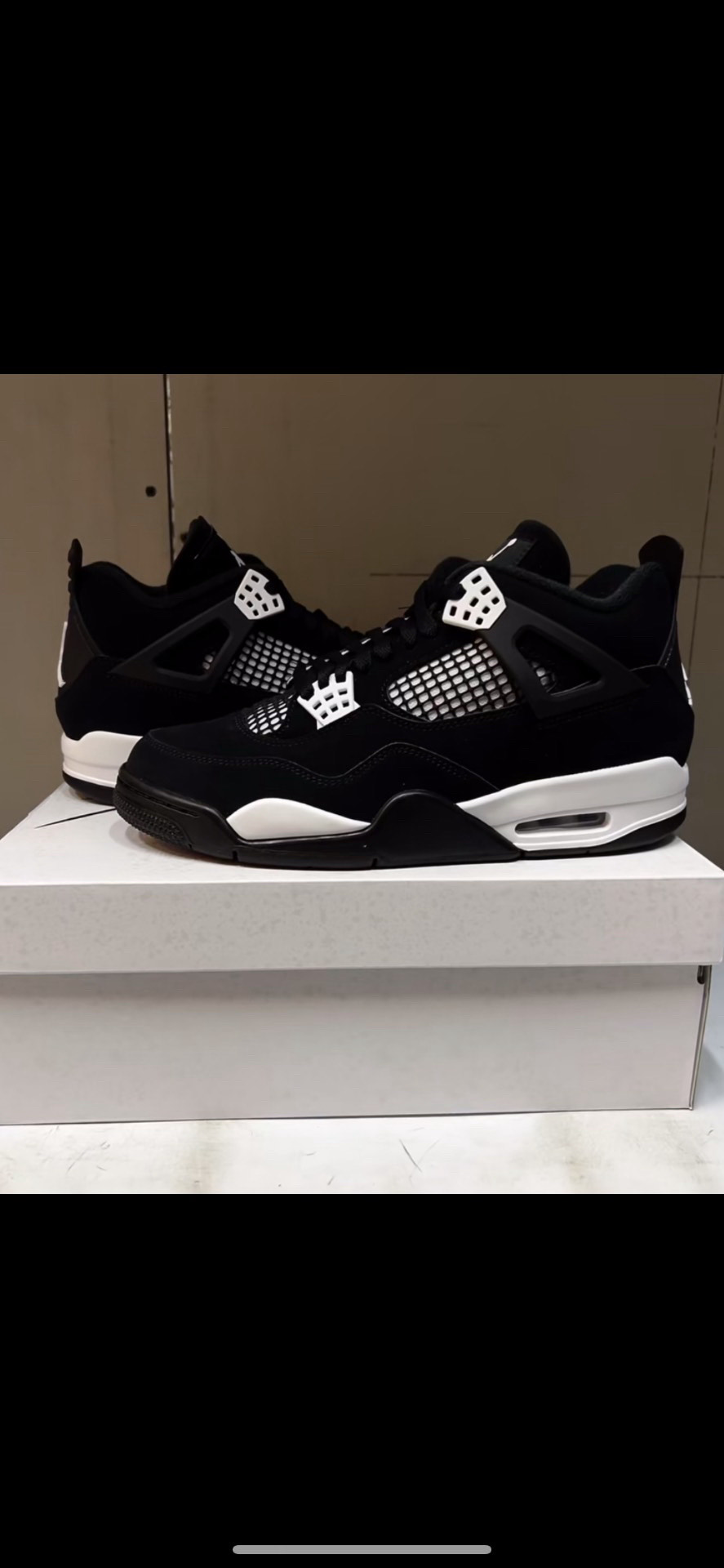 custom review-Jordan Air Джордан 4 Противоскользящий Устойчивый к истиранию MID Топ Детские Баскетбольные кроссовки Черный