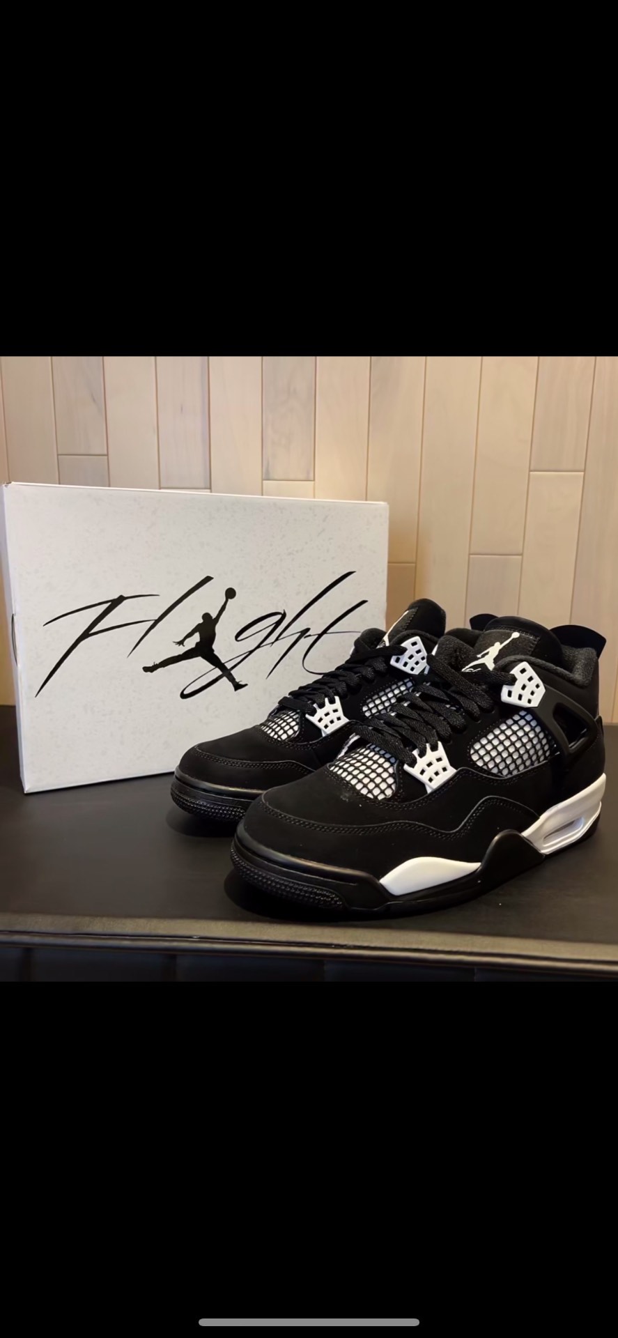 custom review-Jordan Air Джордан 4 Противоскользящий Устойчивый к истиранию MID Топ Детские Баскетбольные кроссовки Черный