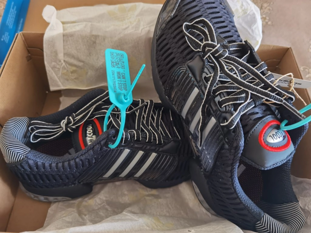 custom review-Adidas Originals Climacool Аbrasion Resistant Баланс Низкий Топ Повседневный Городской Коммутирование Беговые кроссовки Унисекс Черный