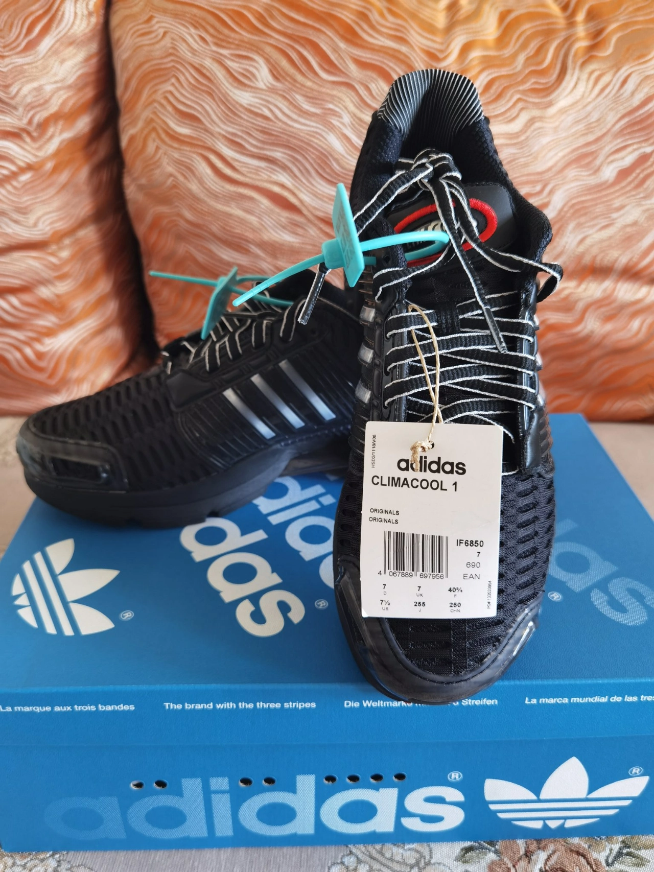 custom review-Adidas Originals Climacool Аbrasion Resistant Баланс Низкий Топ Повседневный Городской Коммутирование Беговые кроссовки Унисекс Черный