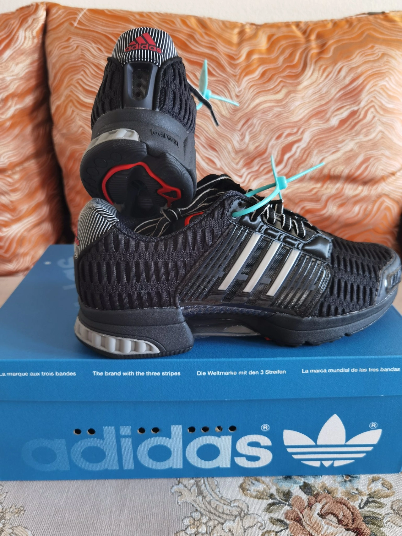 custom review-Adidas Originals Climacool Аbrasion Resistant Баланс Низкий Топ Повседневный Городской Коммутирование Беговые кроссовки Унисекс Черный