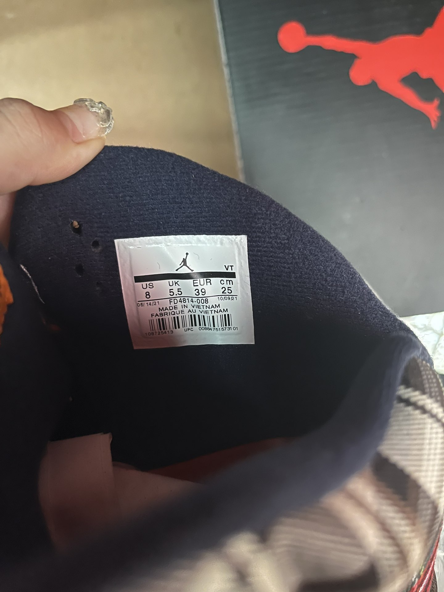 supreme jordan 5 real vs fake