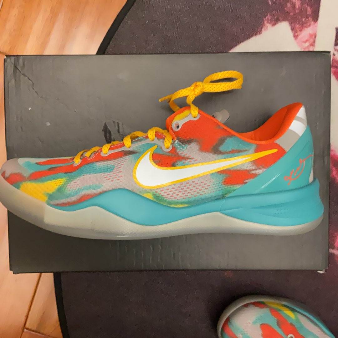 ヘイホー Kobe 8 'Shanghai Firework Spark' - Nike - 555035 800 - laser